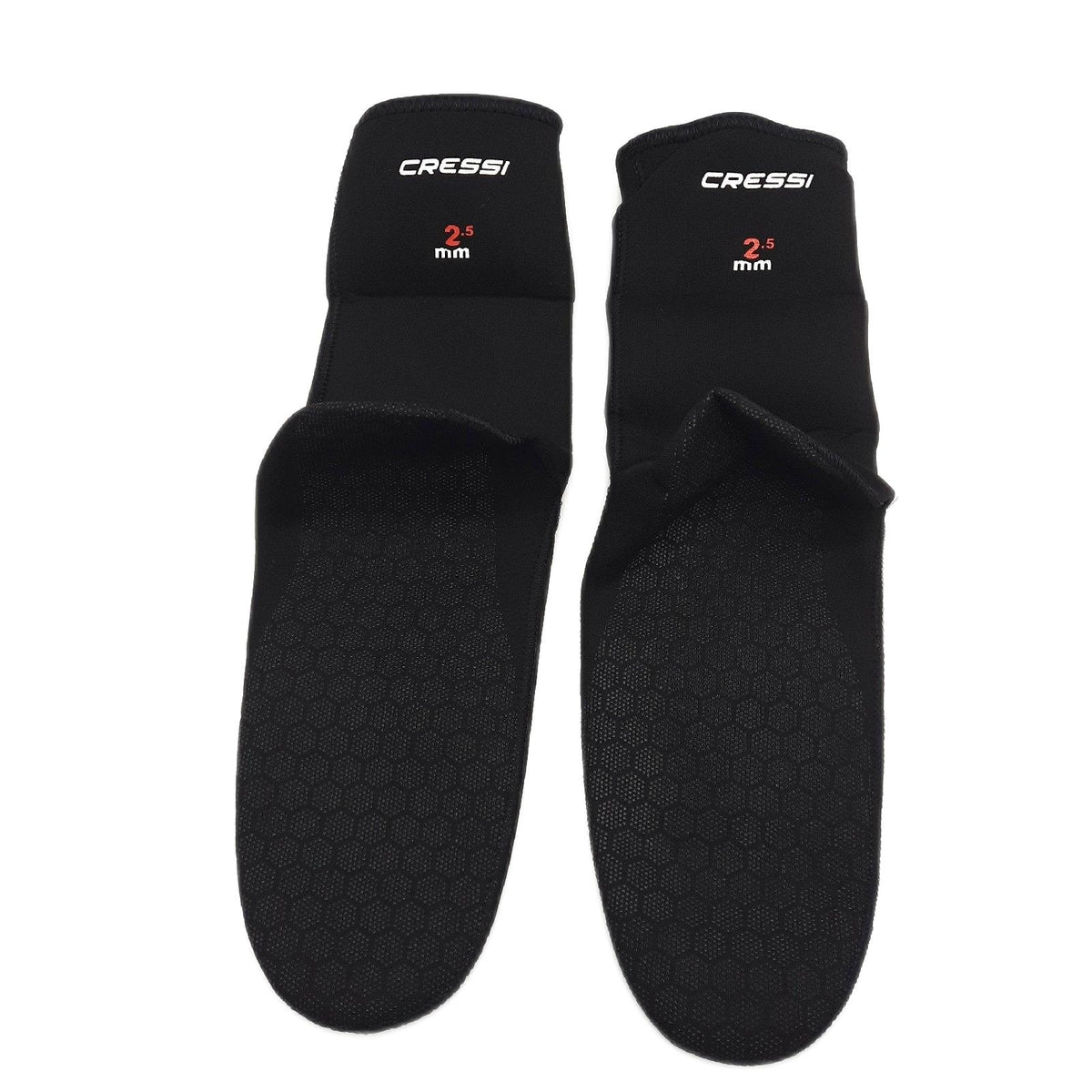 Cressi Erwachsene Tauchsocken Metallite Neoprene Socks  Schwarz  XL  LX433004