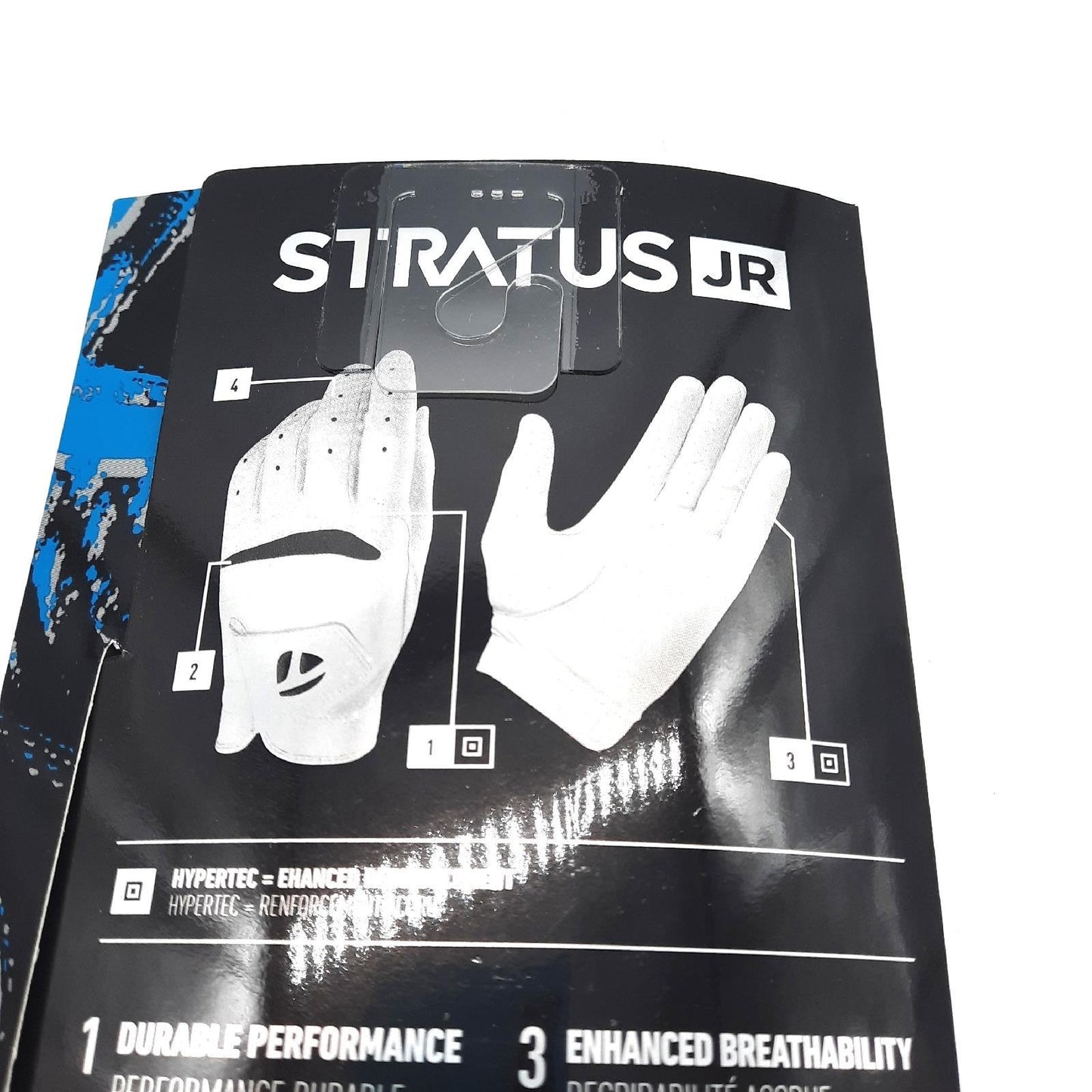 TaylorMade Golfhandschuh Junior Golfausrüstung Stratus Komfortgriff Weiß Sport Zubehör Training
