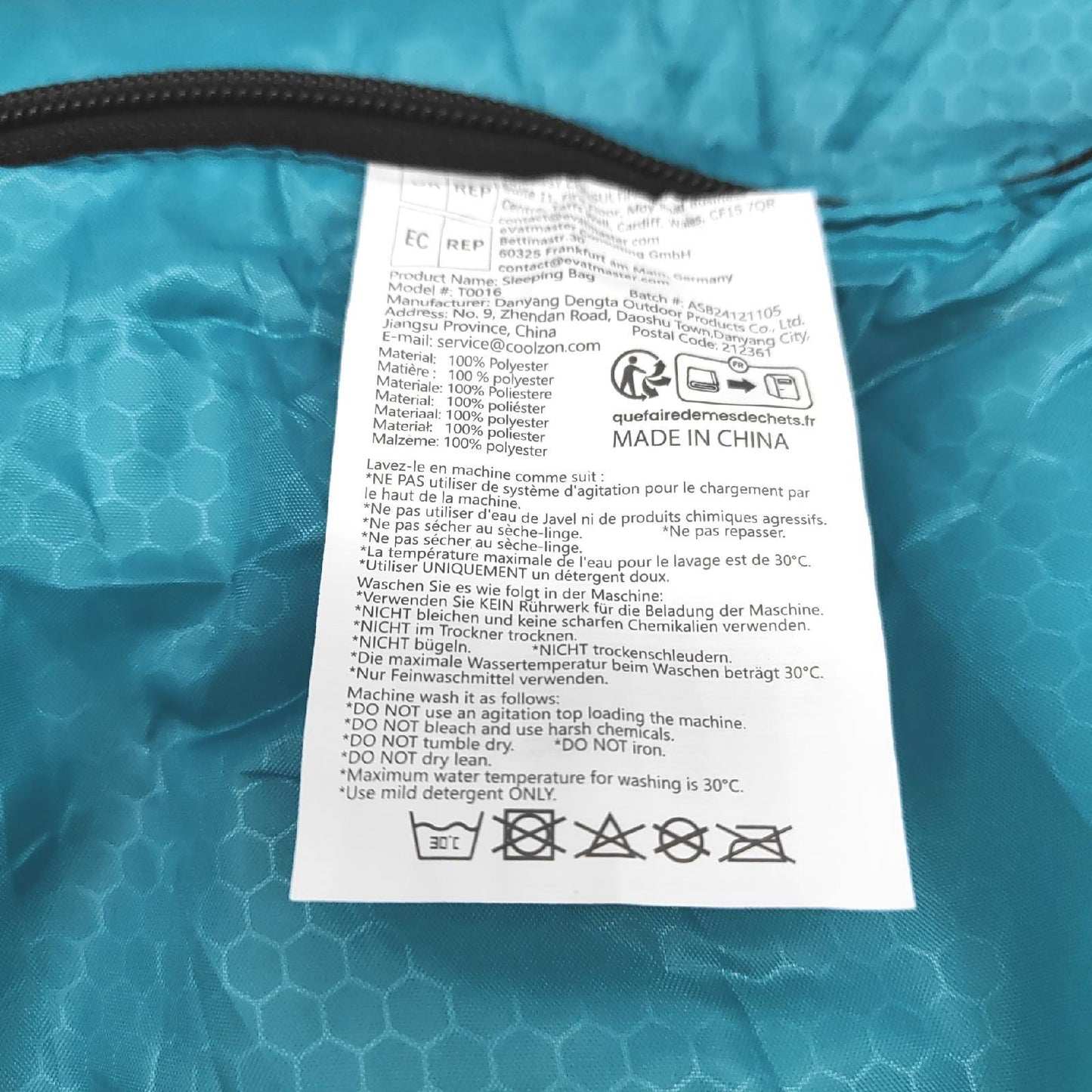 Yarmiene Schlafsack Outdoor Ausrüstung 3 4 Jahreszeiten Komfort Camping Campingzubehör Warm und leicht