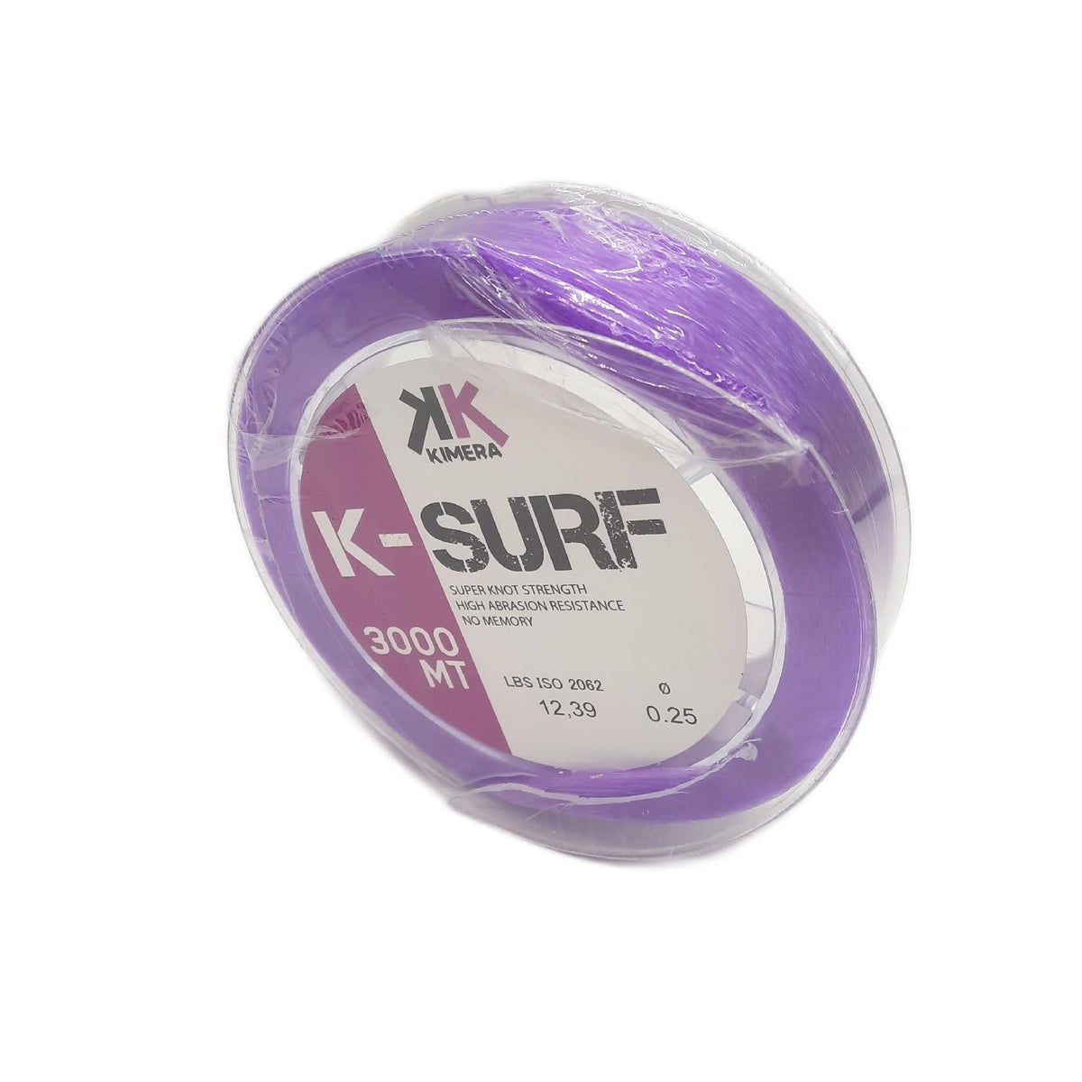 KIMERA Mt 3000  K-surf Angelschnur  Hellviolett  0.25