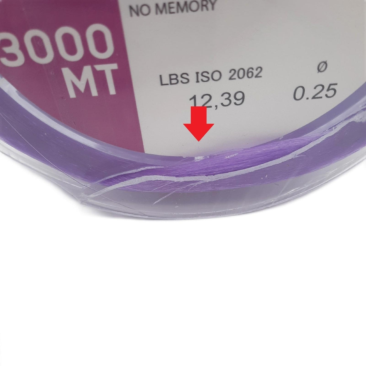 KIMERA Mt 3000  K-surf Angelschnur  Hellviolett  0.25