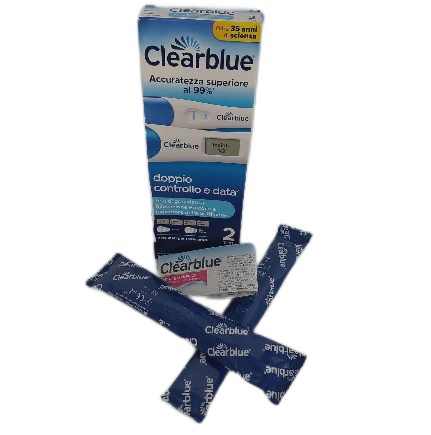 Clearblue Schwangerschaftstest Test Schwangerschaft Früherkennung Doppelkontrolle Kombinationspaket