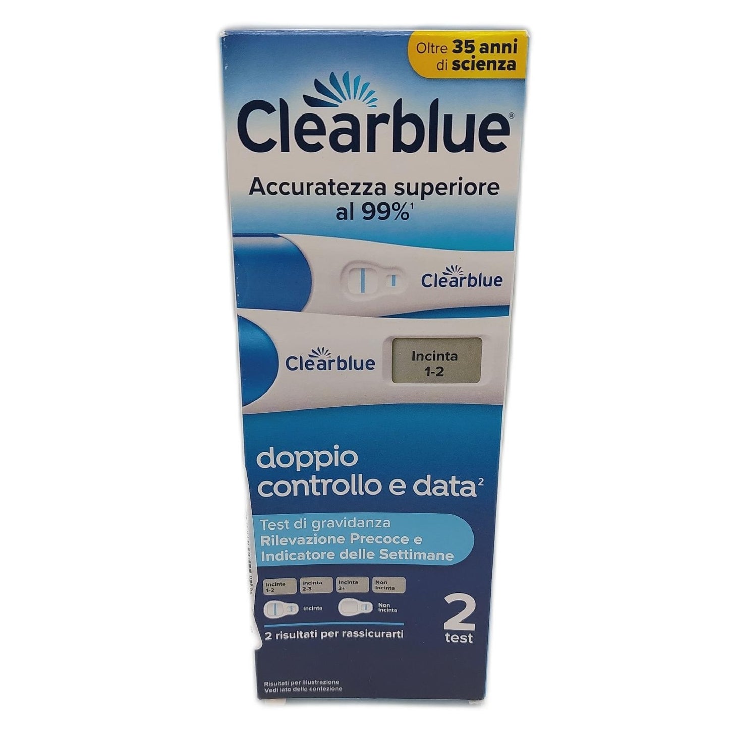 Clearblue Schwangerschaftstest Test Schwangerschaft Früherkennung Doppelkontrolle Kombinationspaket