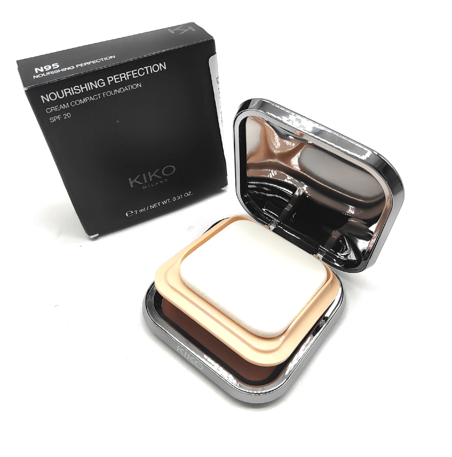KIKO Milano Compact Foundation Make Up Nourishing Perfection Cream N 95 Straffend Pflege