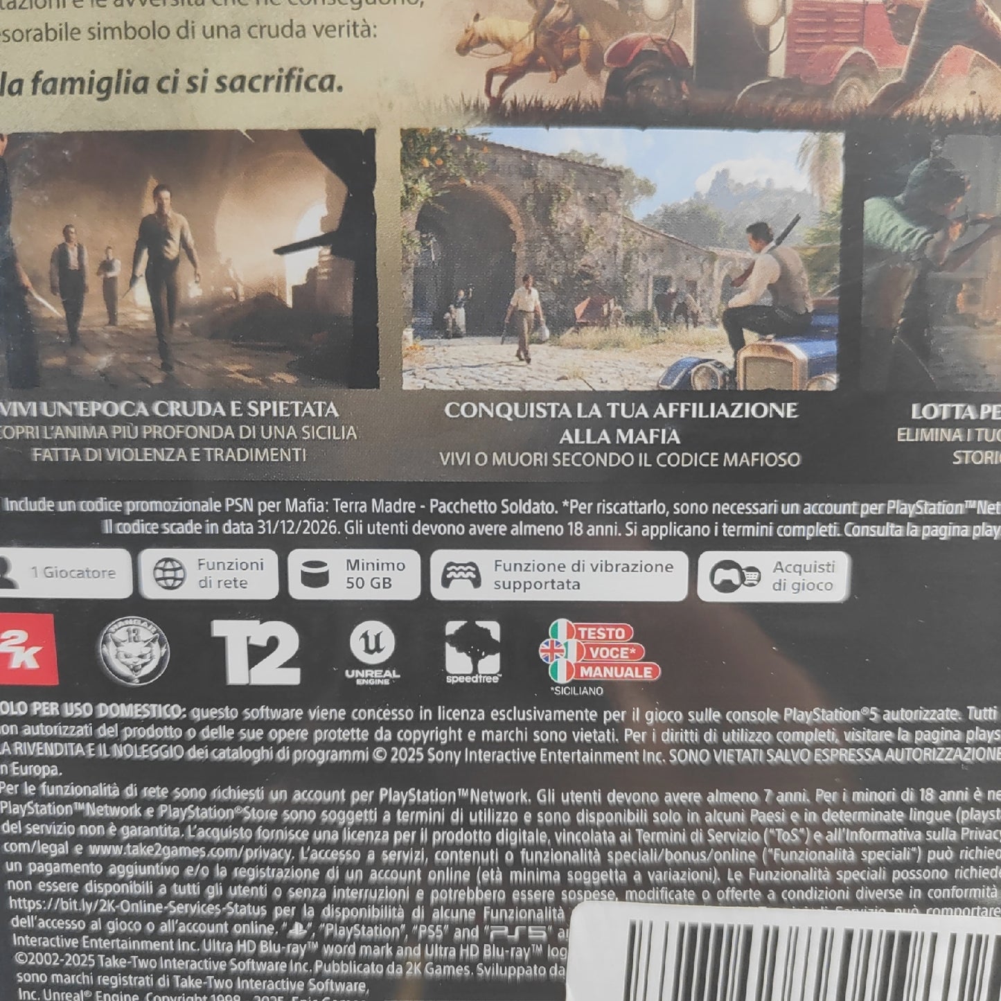 Mafia: Terra Madre PlayStation-Spiele