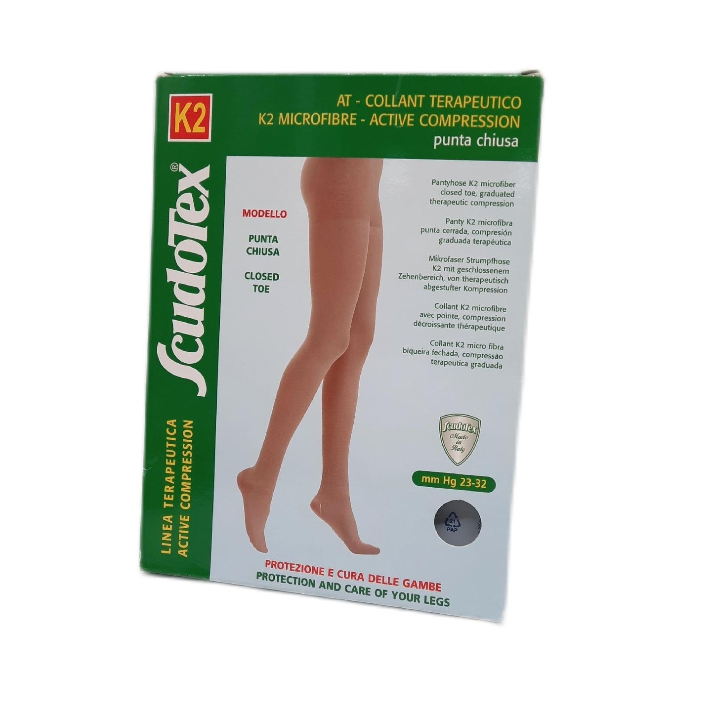 Scudotex Strumpfhose Mikrofaser Gesundheit K2 159 g Komfort Passform