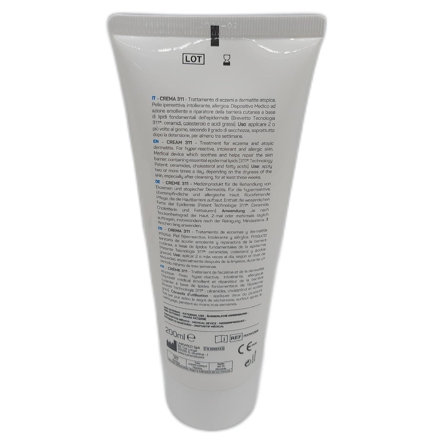 Ceramol Creme Gesichtspflege Hautschutz 311 200 ml Intensivpflege für empfindliche