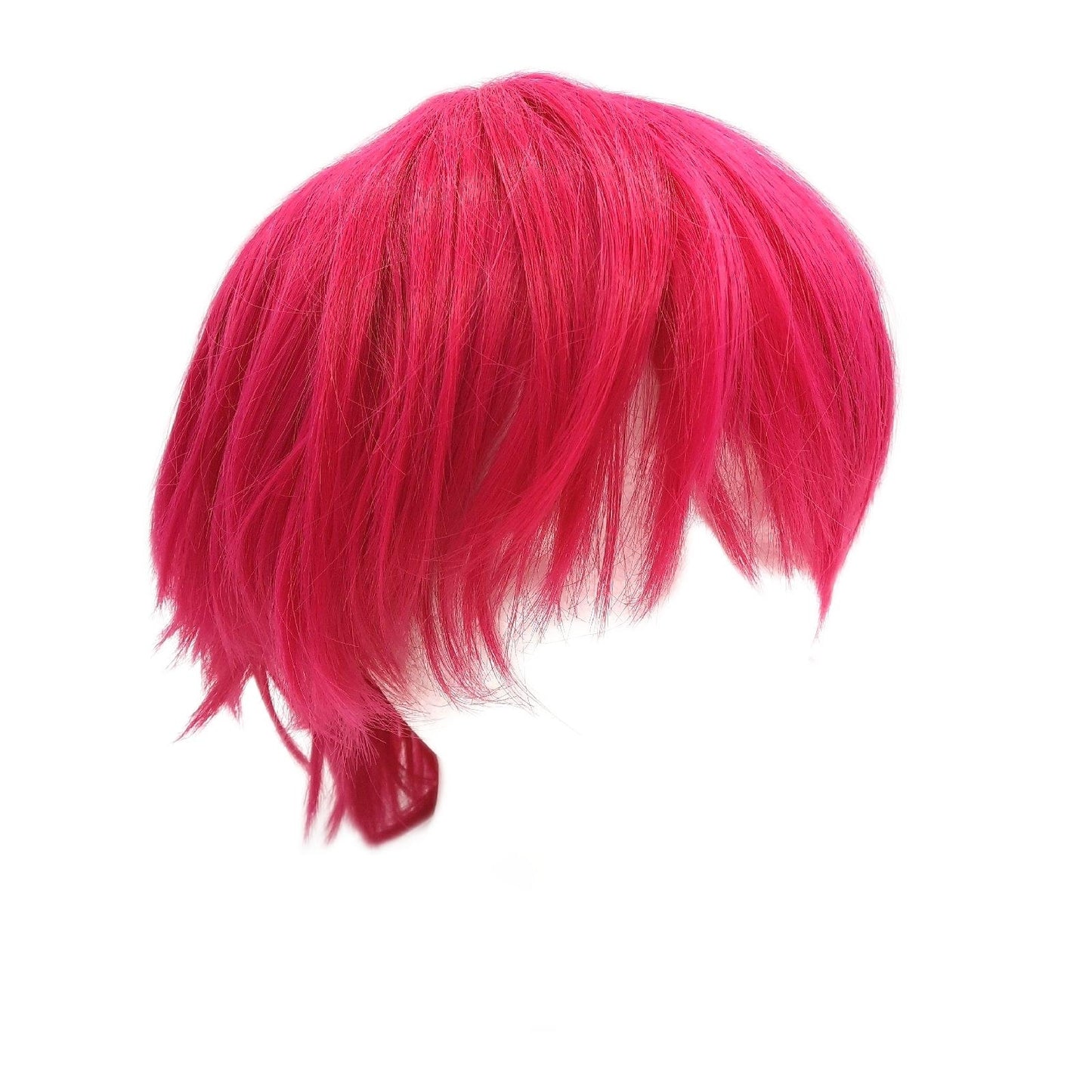 Cosplay Perücken Haarteile 8 Zoll kurze glatte pinkfarbene Größe Kaufen Sie jetzt für