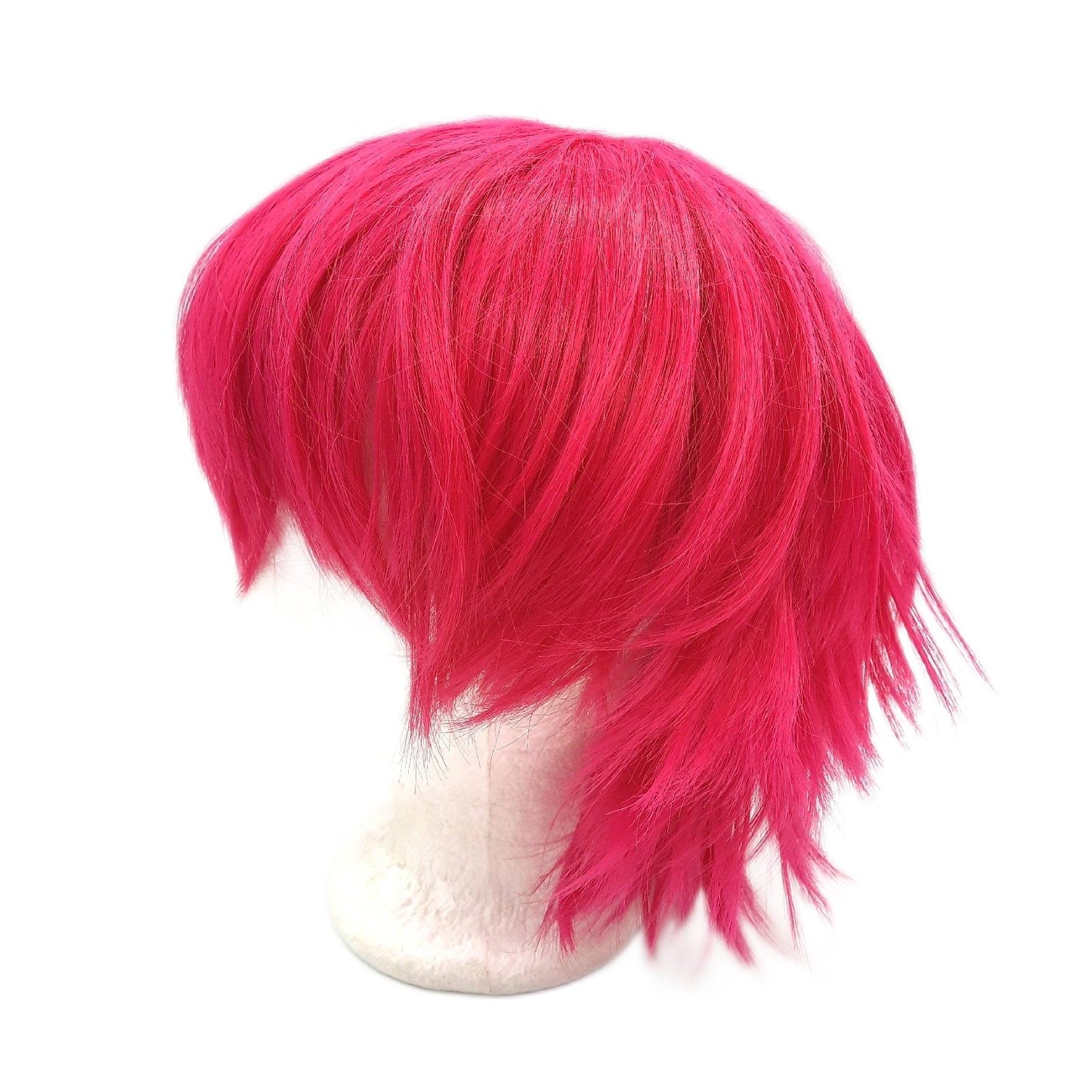 Cosplay Perücken Haarteile 8 Zoll kurze glatte pinkfarbene Größe Kaufen Sie jetzt für