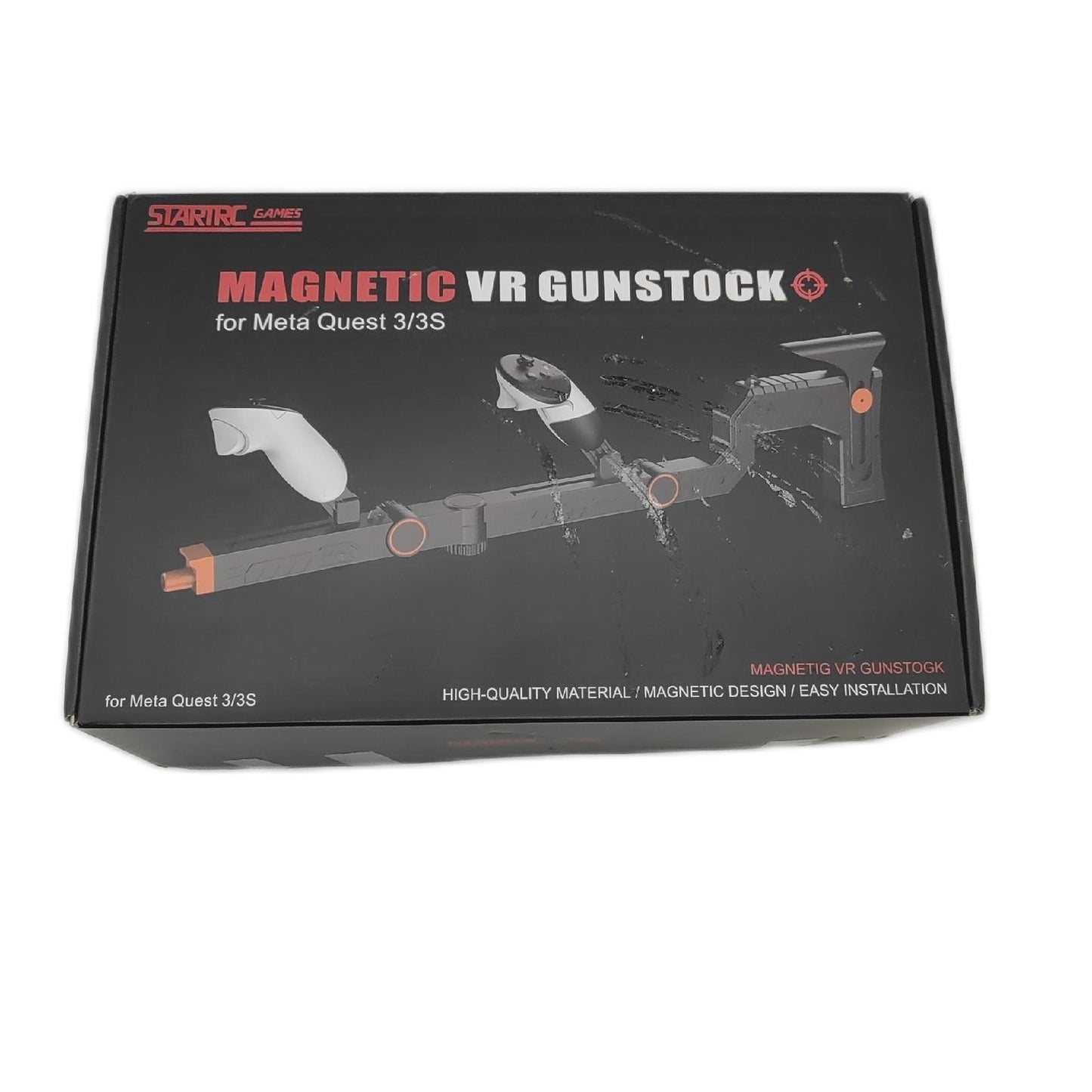 Meta Quest VR Pistolenschaft Zubehör Magnet Controller Griff 3 in 1 ergonomisch komfortabel