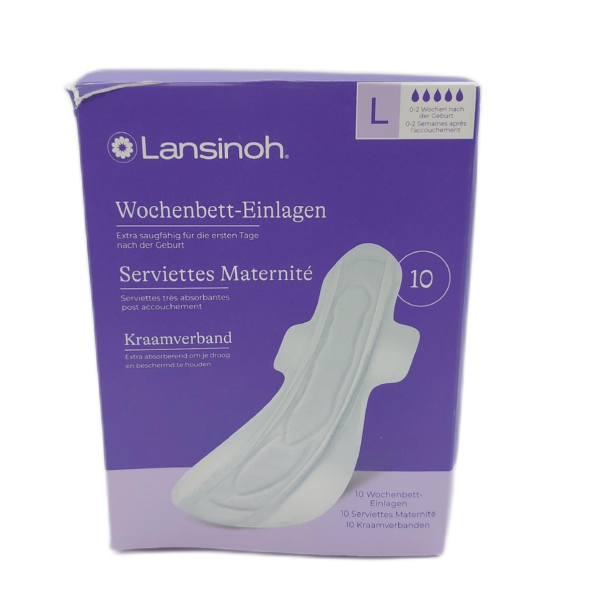 Lansinoh Einlagen Damenhygiene Wochenbett Hygiene Einlagen extra saugfähig stark