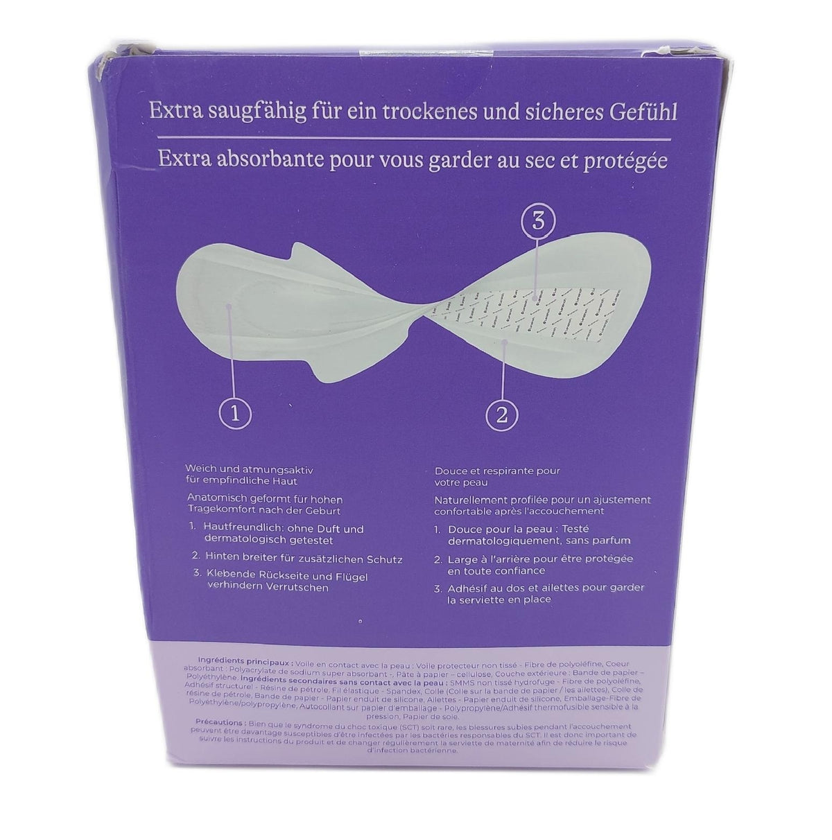 Lansinoh Einlagen Damenhygiene Wochenbett Hygiene Einlagen extra saugfähig stark