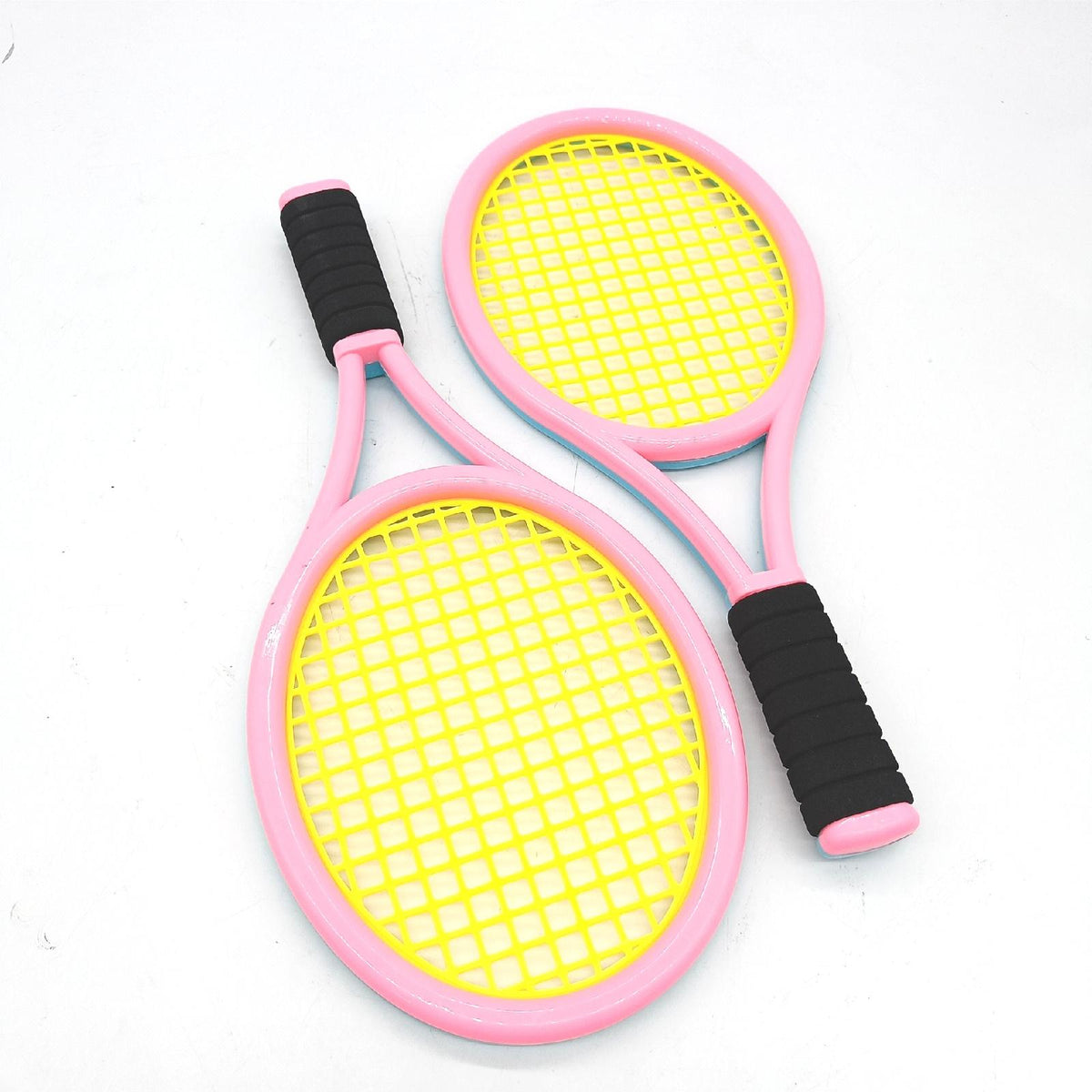 Kinder Tennisschlaeger Set mit Tasche Bälle Badminton Tasche Reissverschluss defekt Fehl