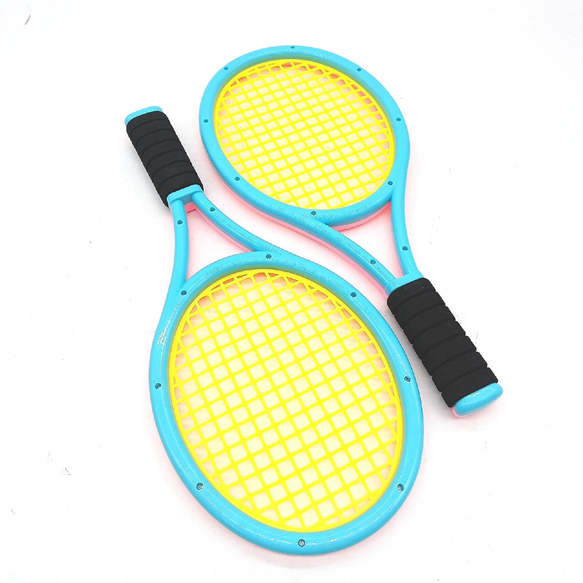 Kinder Tennisschlaeger Set mit Tasche Bälle Badminton Tasche Reissverschluss defekt Fehl