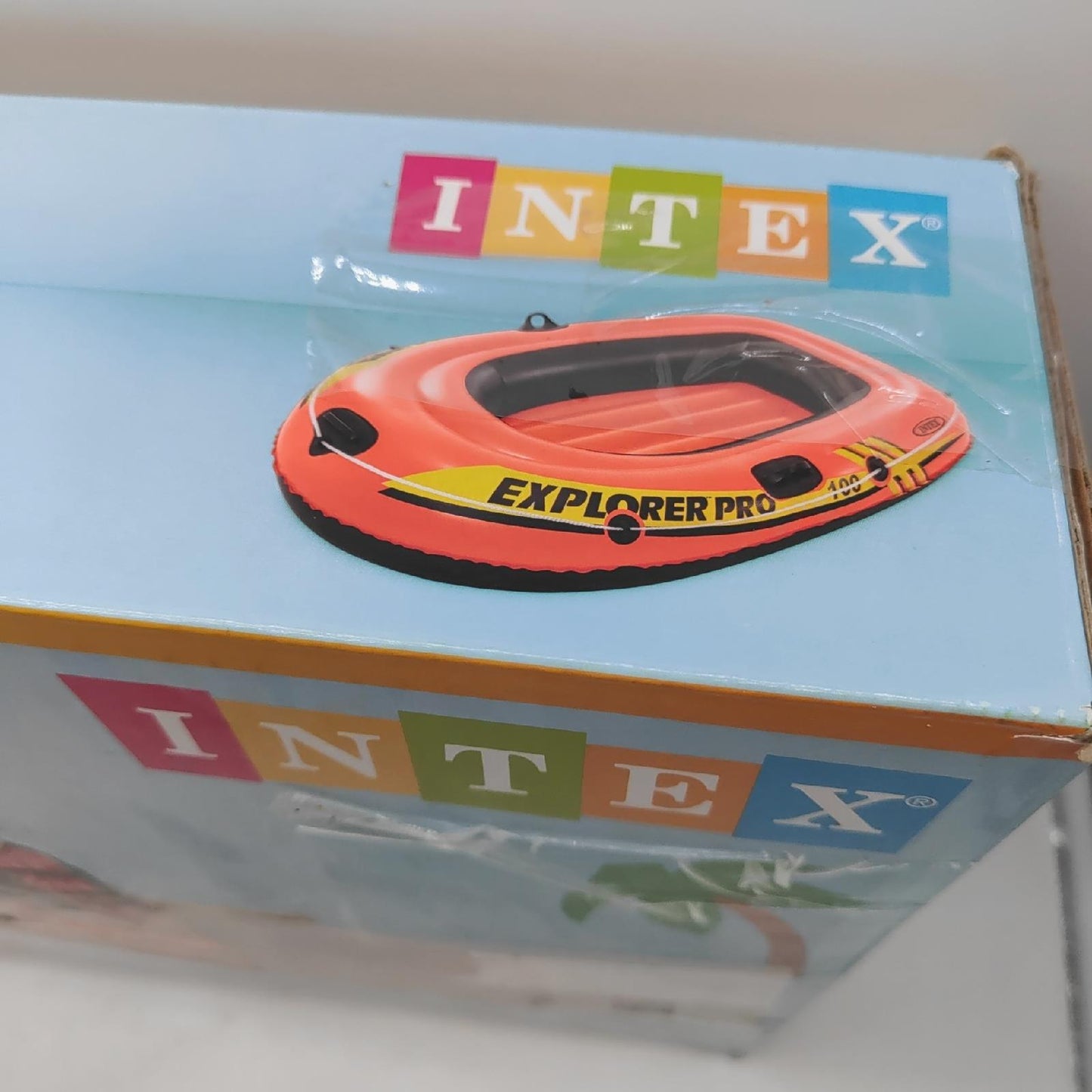 Intex Schlauchboot Freizeitboot Pro Inflatable Zwei Personen Paddel Pumpe Wasserspaß