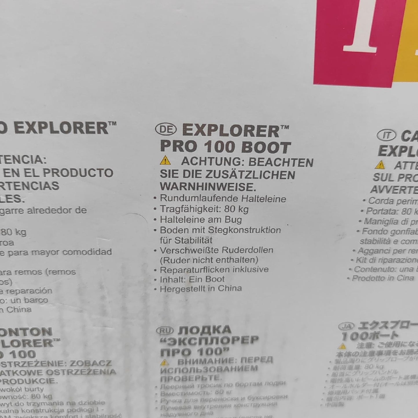 Intex Schlauchboot Freizeitboot Pro Inflatable Zwei Personen Paddel Pumpe Wasserspaß