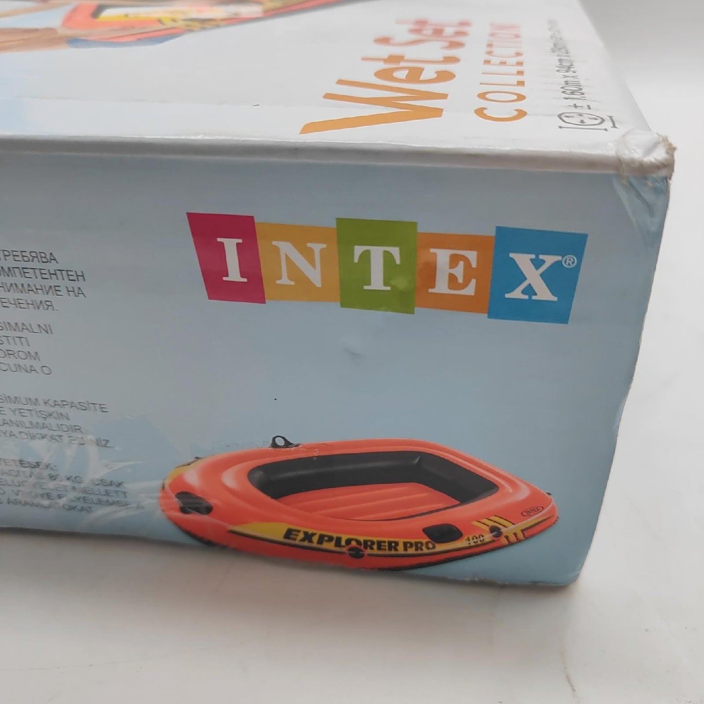Intex Schlauchboot Freizeitboot Pro Inflatable Zwei Personen Paddel Pumpe Wasserspaß