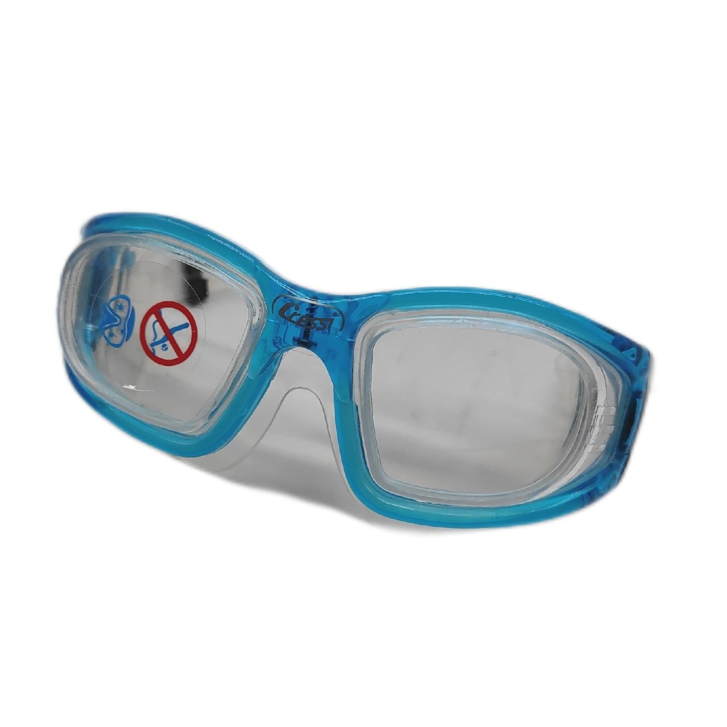 Cressi Schwimmbrille Silikon  für Erwachsene mit gehärteten Glasgläsern und ohne Verzerrung
