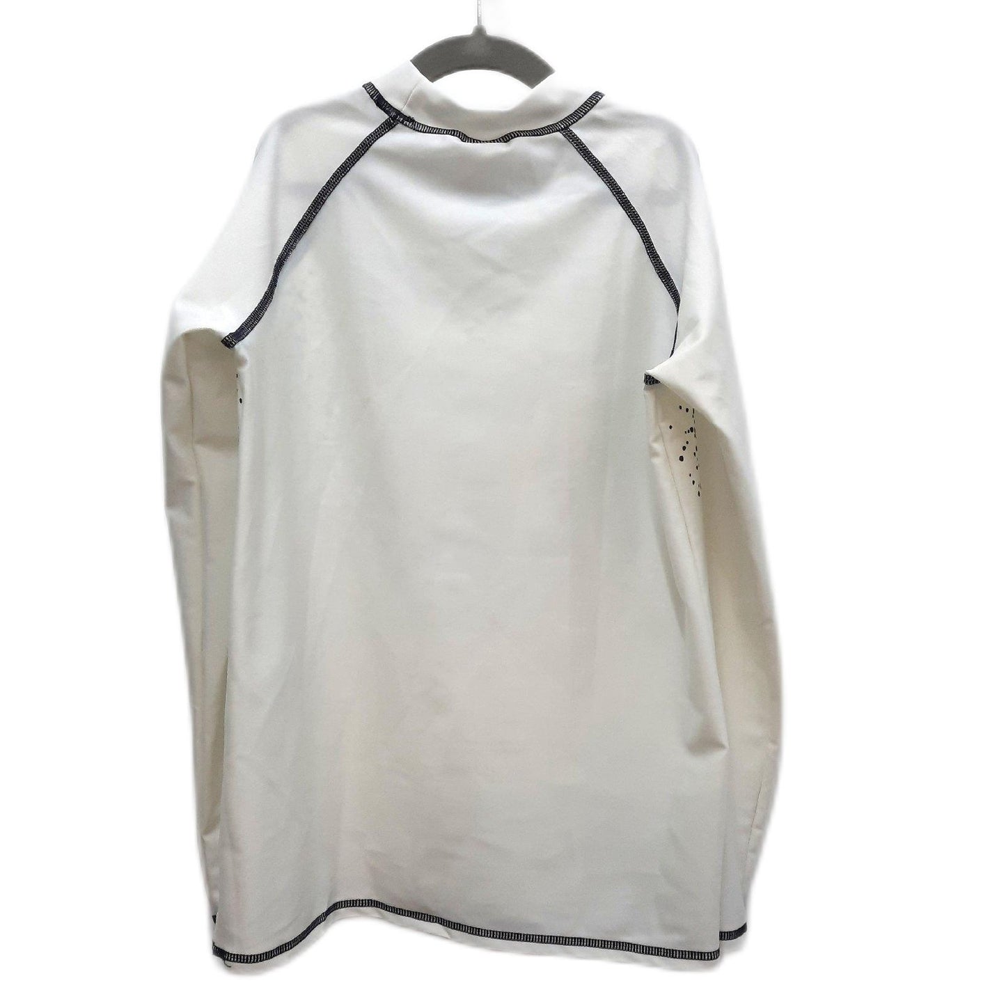 Arena Rash Vest Schwimmbekleidung Kinder Junior Langarm Weiss Schwarz 164 EU Strandspaß Jungs