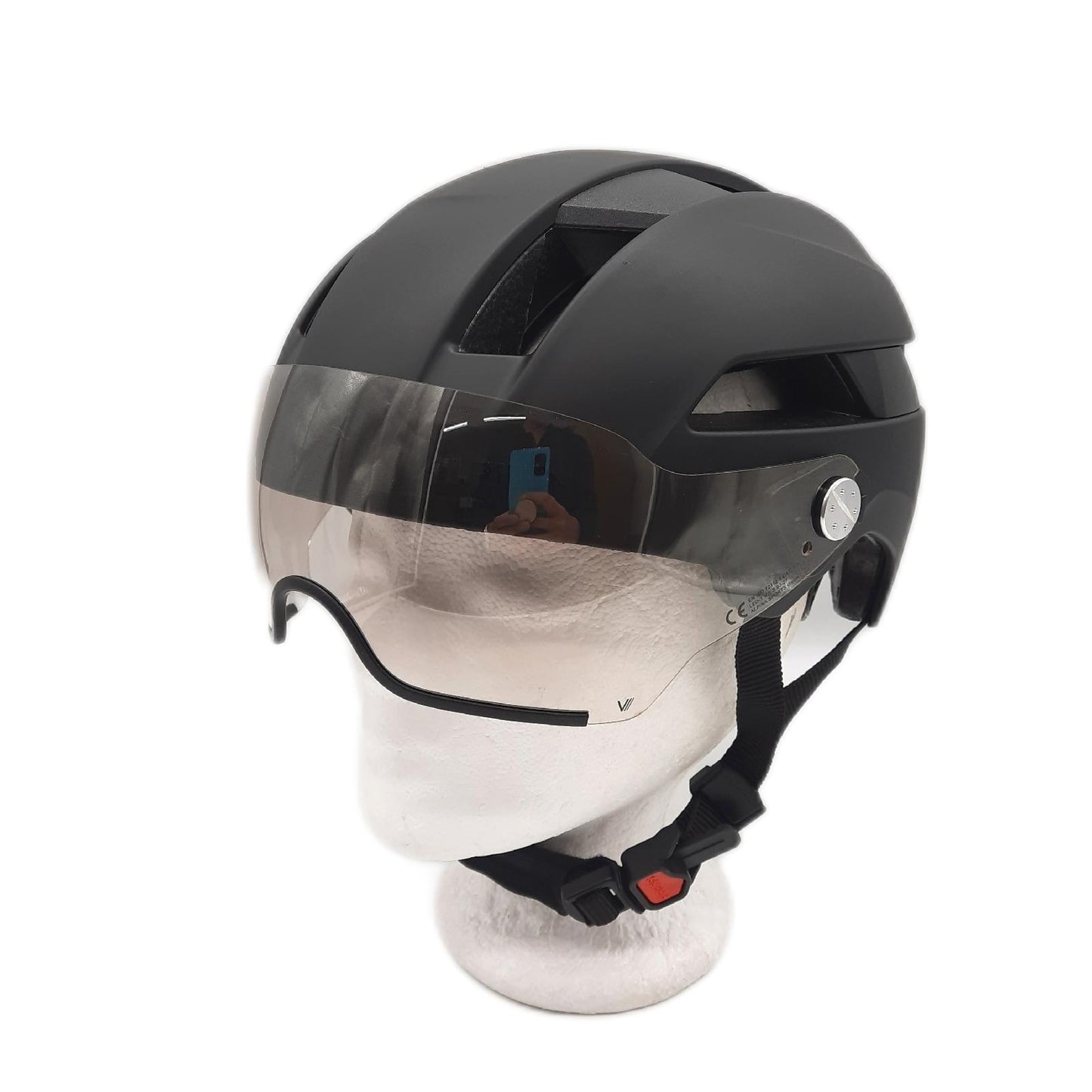 Alpina Fahrradhelm Kopfschutz Helme Soho Visor Schwarz Matt Erwachsene Sicherheitsschutz