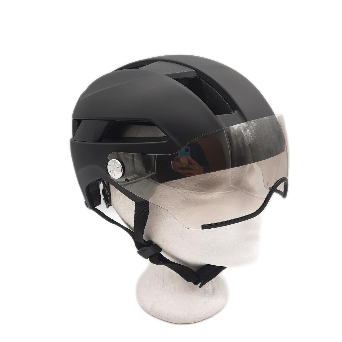 Alpina Fahrradhelm Kopfschutz Helme Soho Visor Schwarz Matt Erwachsene Sicherheitsschutz