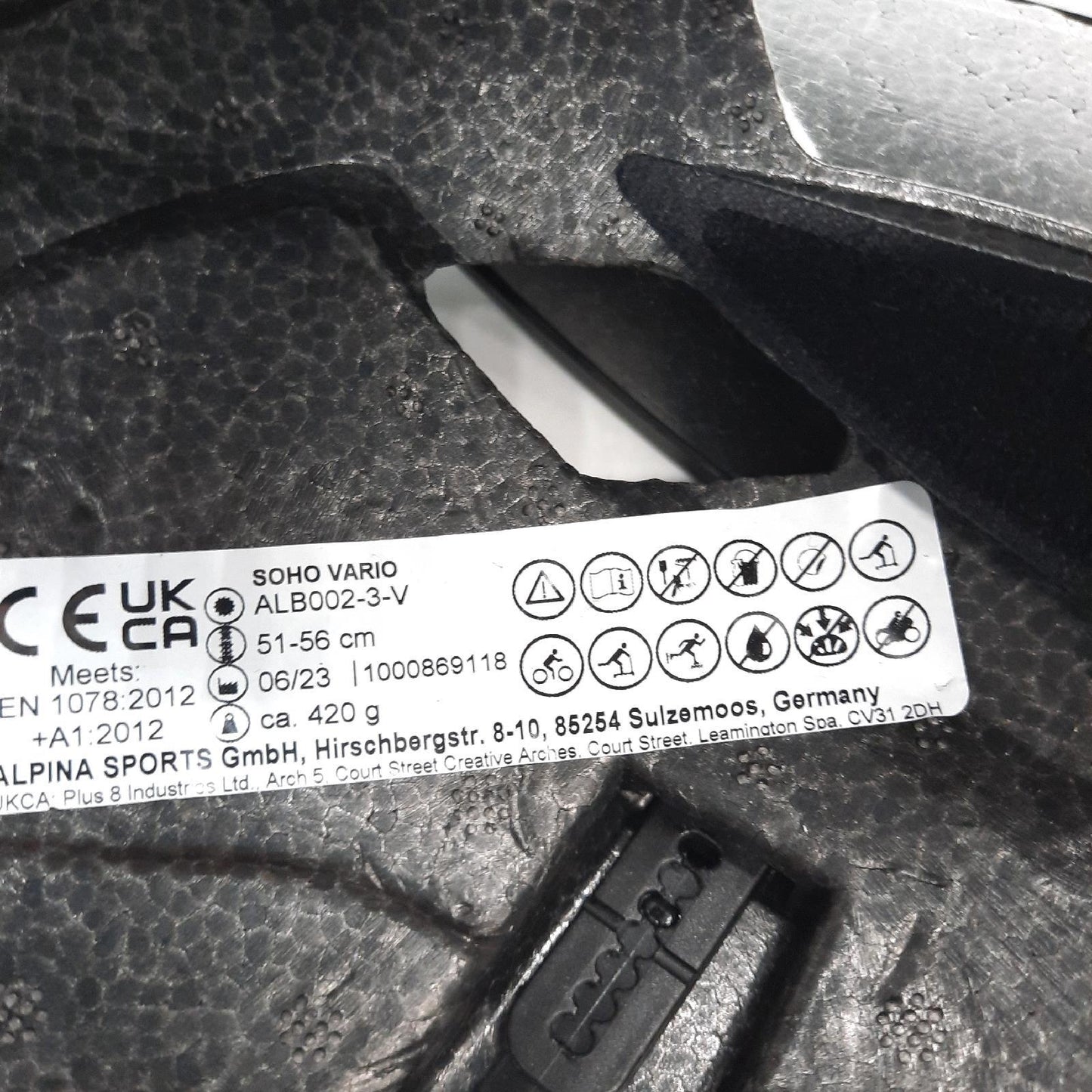 Alpina Fahrradhelm Kopfschutz Helme Soho Visor Schwarz Matt Erwachsene Sicherheitsschutz