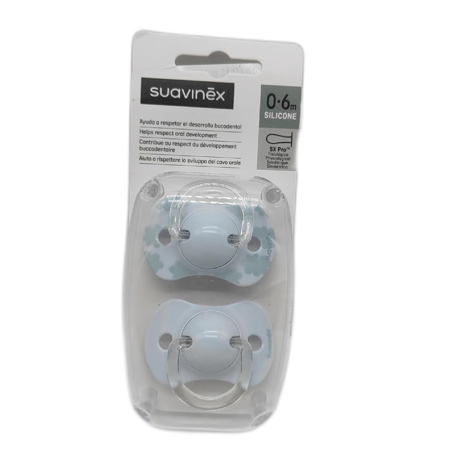 Suavinex Schnuller Babys Schnuller Beruhigungshilfe Schritt 2er Pack 0 bis 6 Monate Beruhigung
