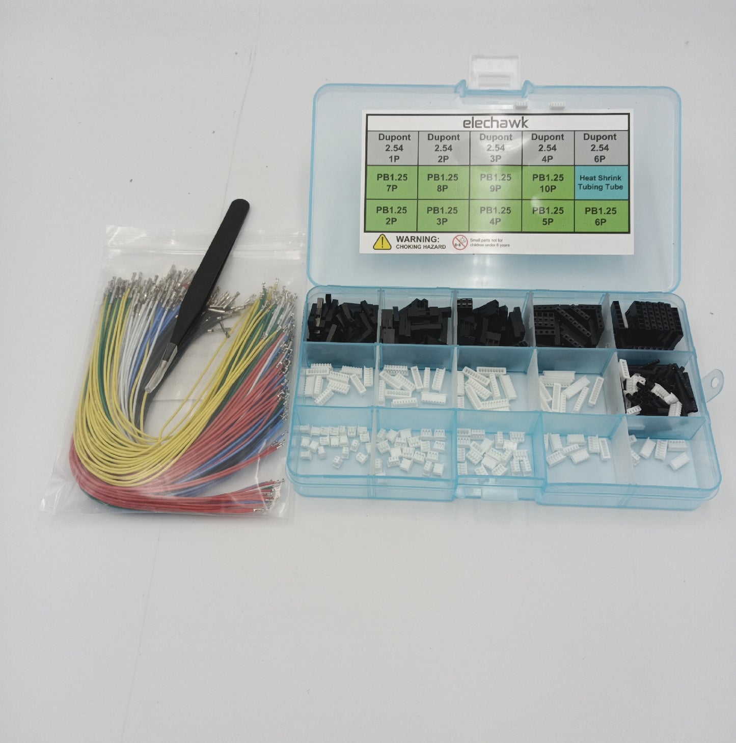 Steckverbinder- und Kabelk  PB1.25 auf 254 mm DP kompatibel m  Molex-Steckverbindern