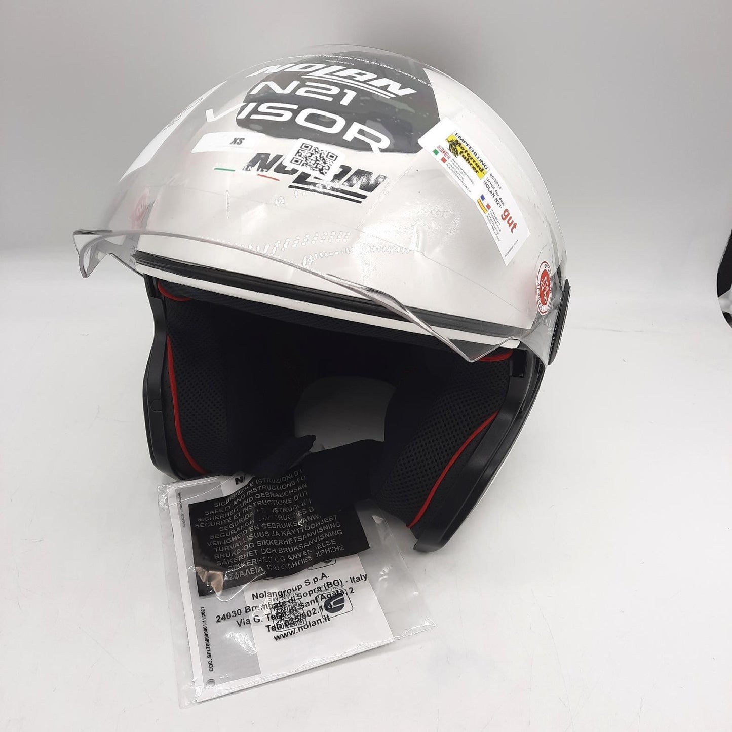 Nolan Fahrradhelm Helm Schutz N21 Visier 06 Classico 305 XS Sport Sicherheit