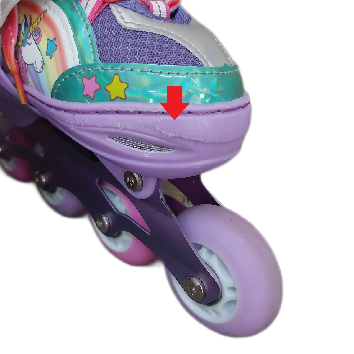 Align Kinder Rollerblades Rollschuhe Einhorn Leuchtende Räder Spaß Bewegung Freizeitspaß Sportausstattung