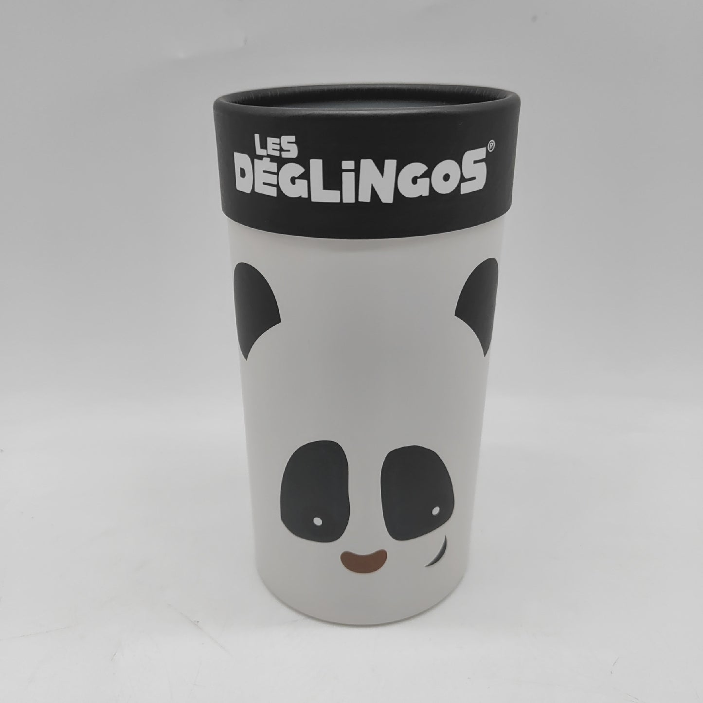 Les Deglingos Plüschfigur Spielwaren Simply Rotos Panda Schwarz Kuscheltier Geschenk Kuschelspaß