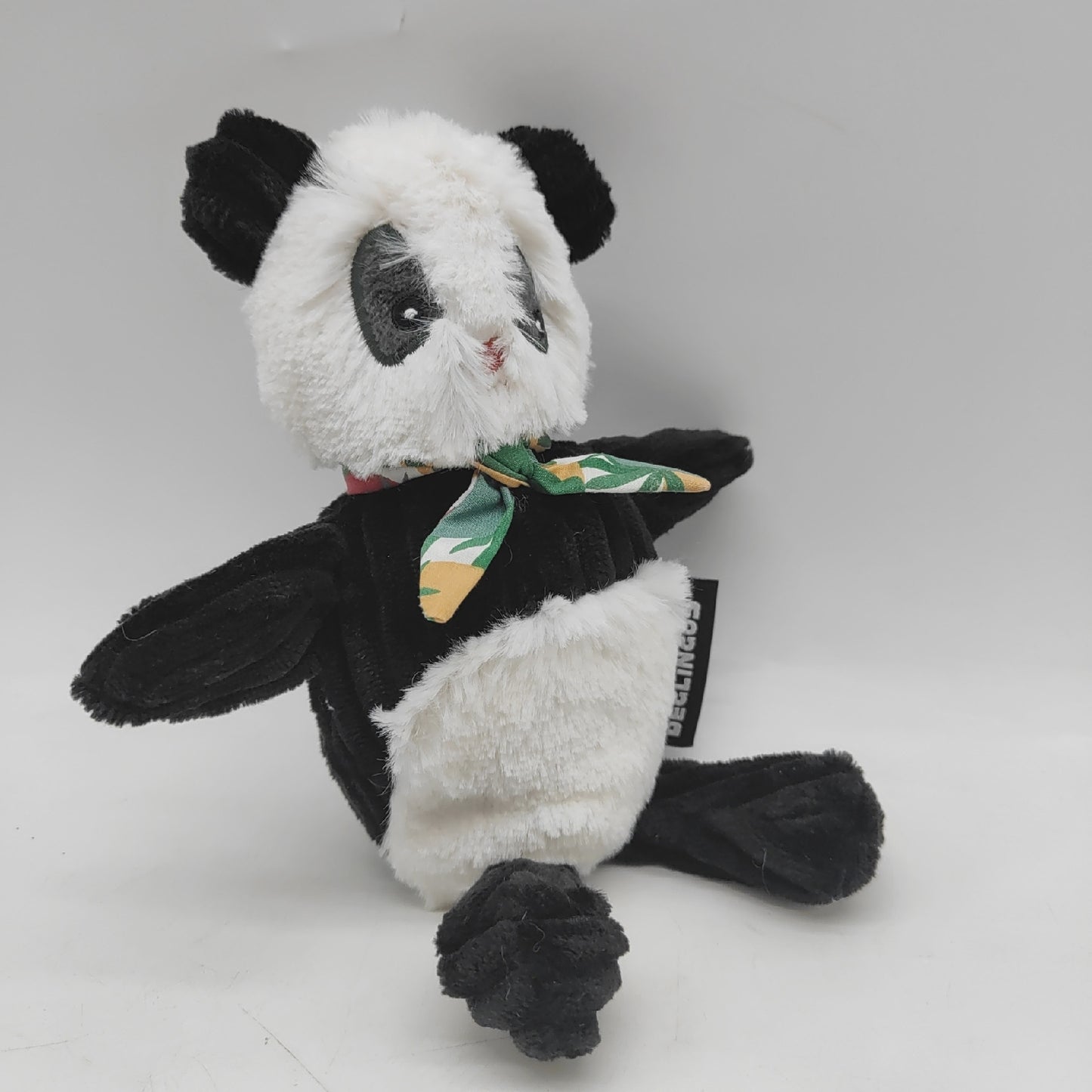 Les Deglingos Plüschfigur Spielwaren Simply Rotos Panda Schwarz Kuscheltier Geschenk Kuschelspaß
