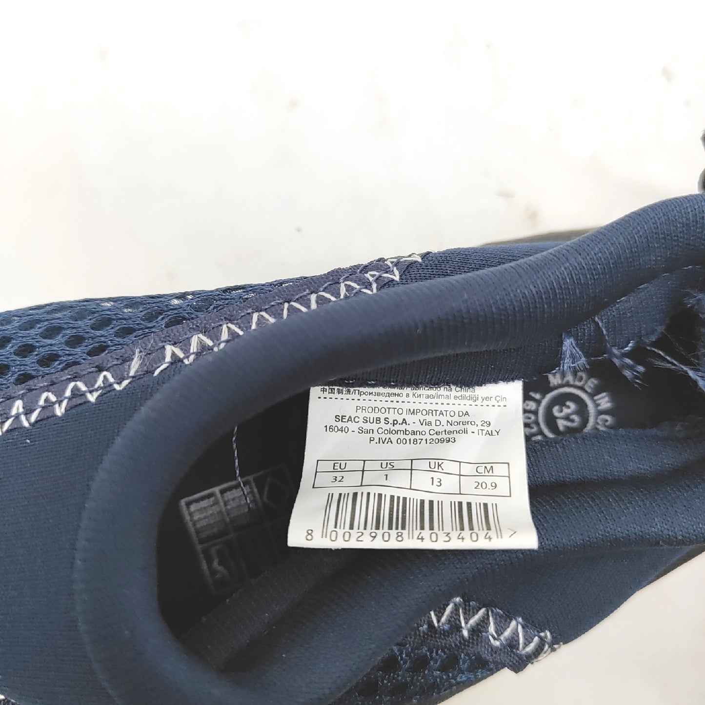 Seac Badeschuhe Wasserschuhe Strand Schwimmschuhe schnell trocknend für Kinder Erwachsene