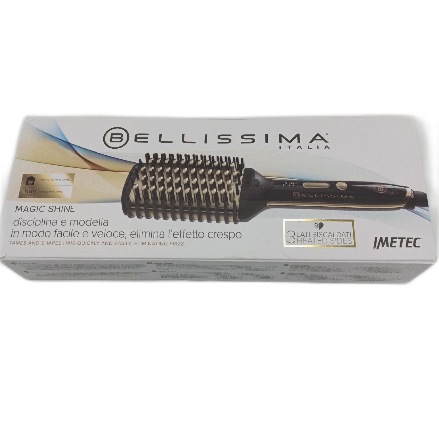 Bellissima Glättbürste Haarpflege Elektrische Glättbürste Magic Shine Styling