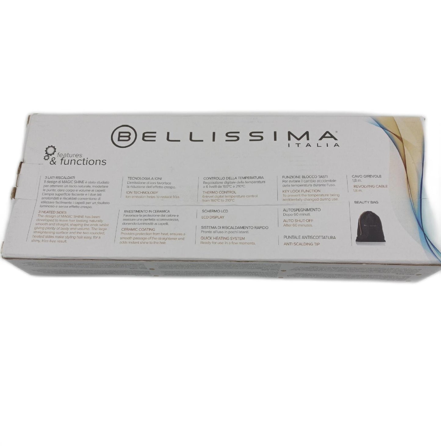 Bellissima Glättbürste Haarpflege Elektrische Glättbürste Magic Shine Styling