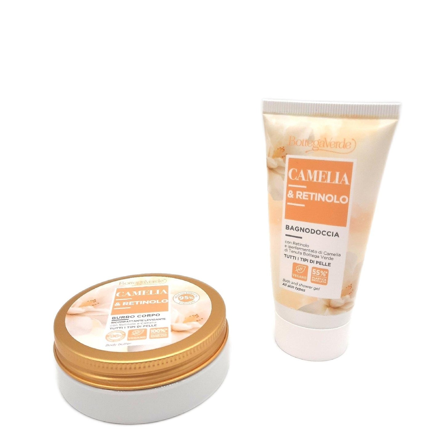 Bottega Verde Geschenkset Körperpflege Kosmetik Kamelie Retinol Pflegendes Geschenkset