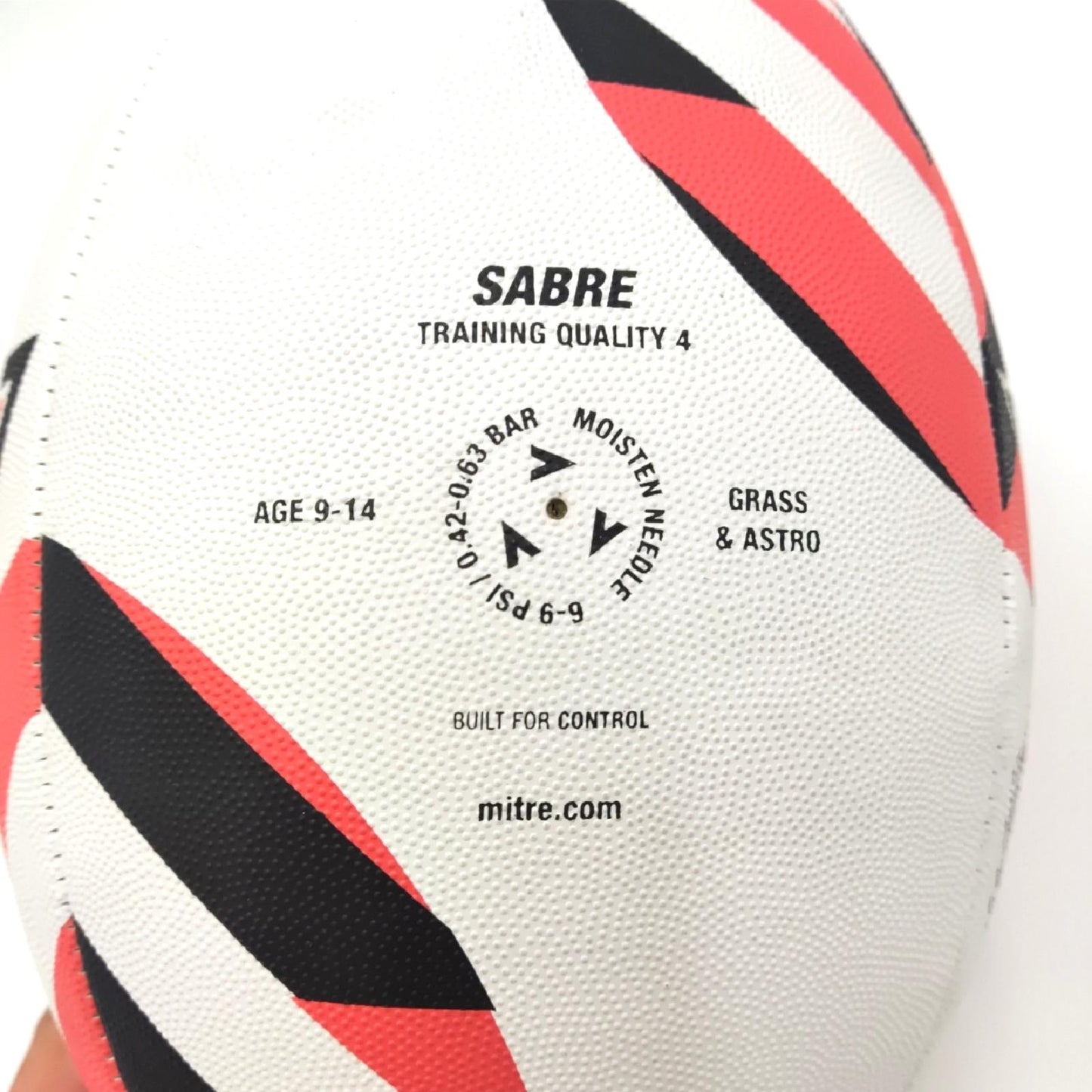 Mitre Trainingsgerät Rugby Ausrüstung Sabre Palla Kraft Training Rugbyball