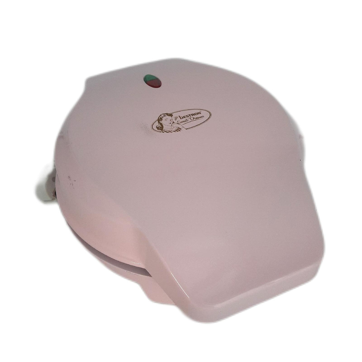 Bestron 3-in-1 Cakemaker im Retro Design mit 3 Wechselplatten für Donuts  Muffins & Cakepops  Antihaftbeschichtung  700 W  Platzsparend verstaubar  Rosa  ASW238P