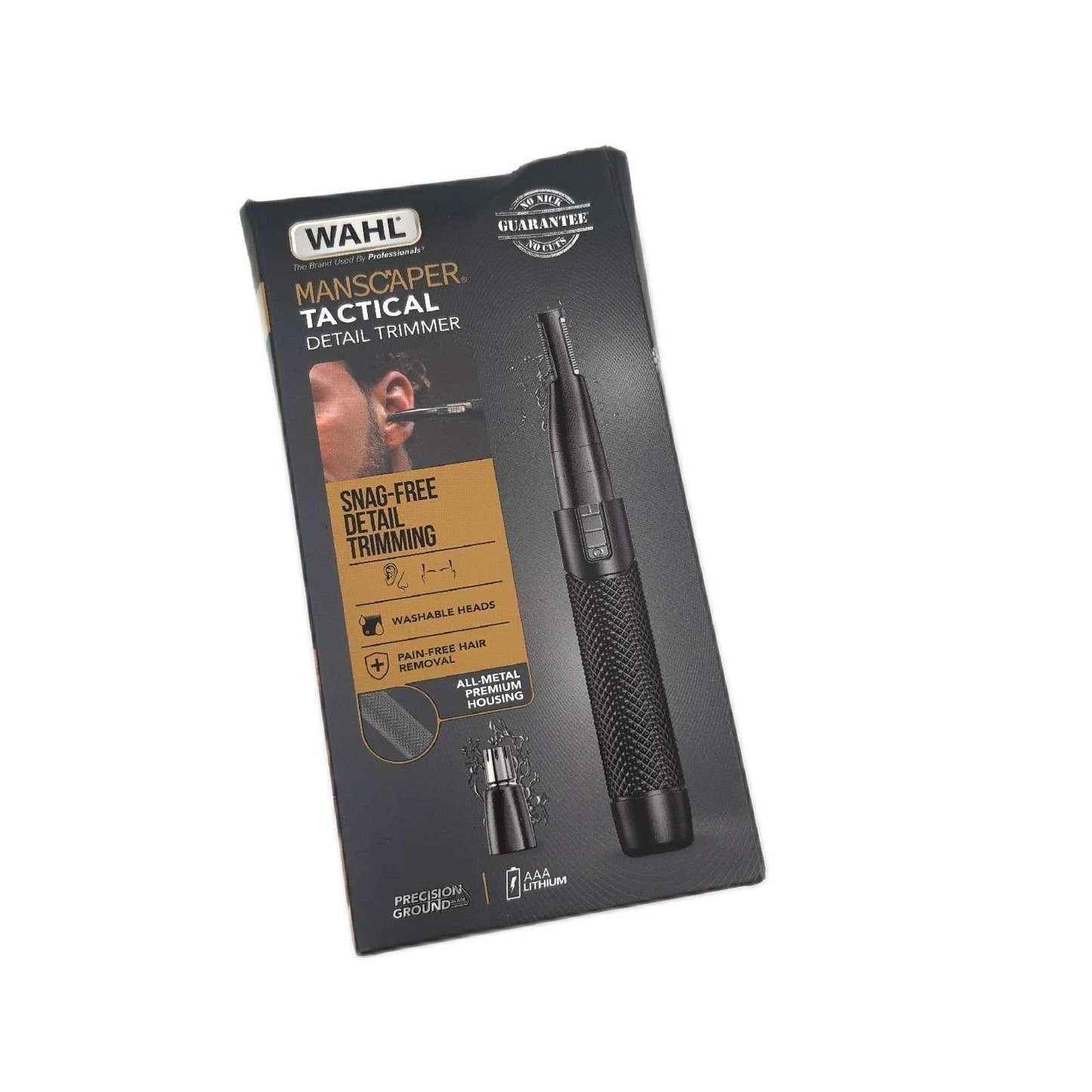 WAHL Trimmer Bartpflege Elektrorasierer Manscaper 2 in 1 Lithium Akku Prä