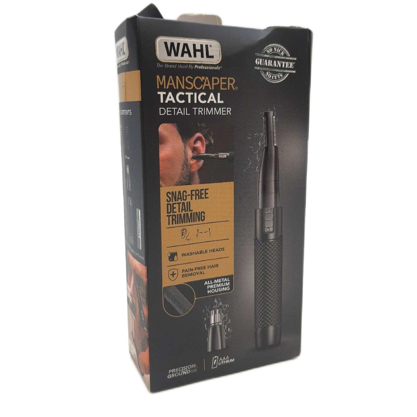 WAHL Trimmer Bartpflege Elektrorasierer Manscaper 2 in 1 Lithium Akku Prä