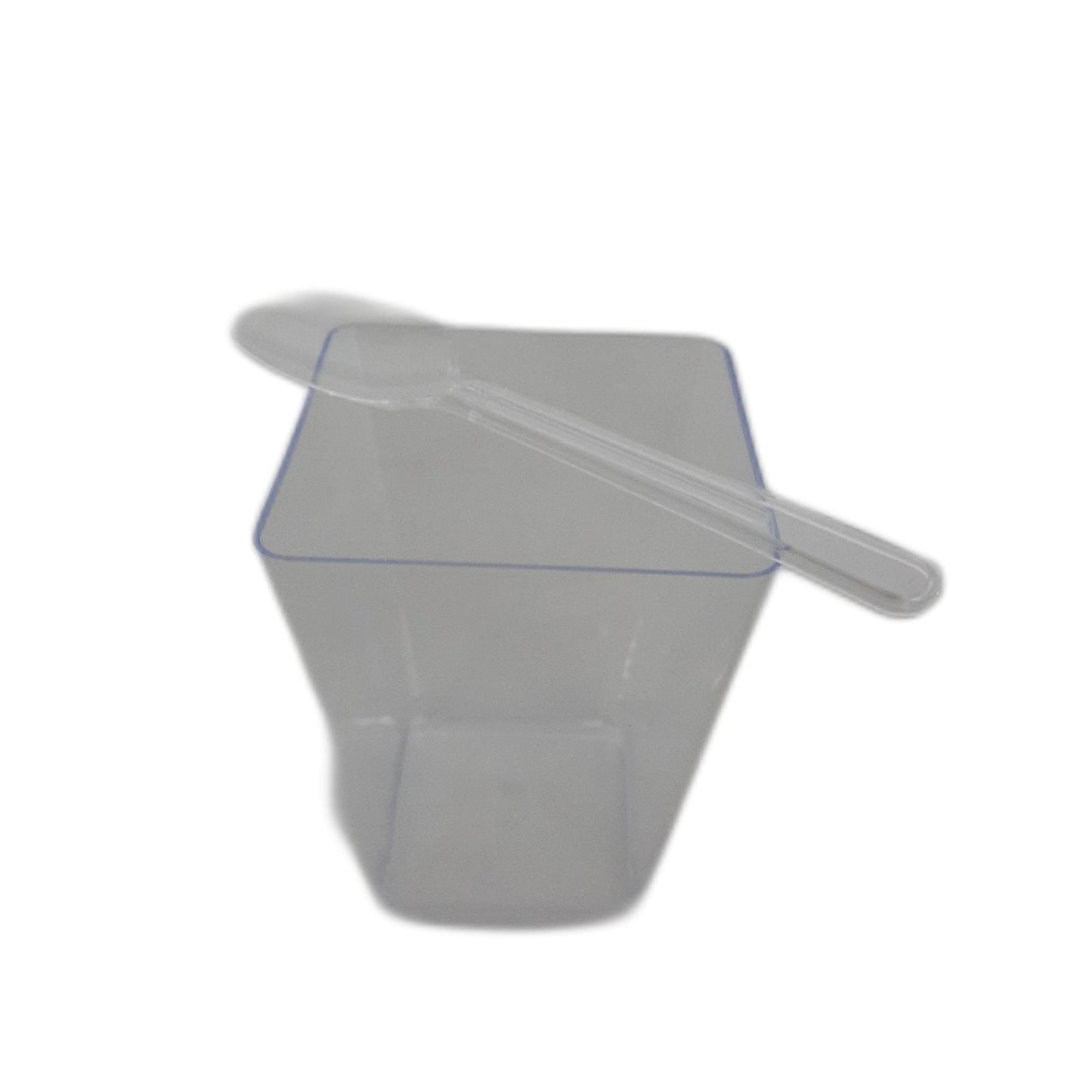 Vexillic Dessertgläser Geschirr Eckig 150 ml Set 50 Stück praktisch vielseitig einsetzbar