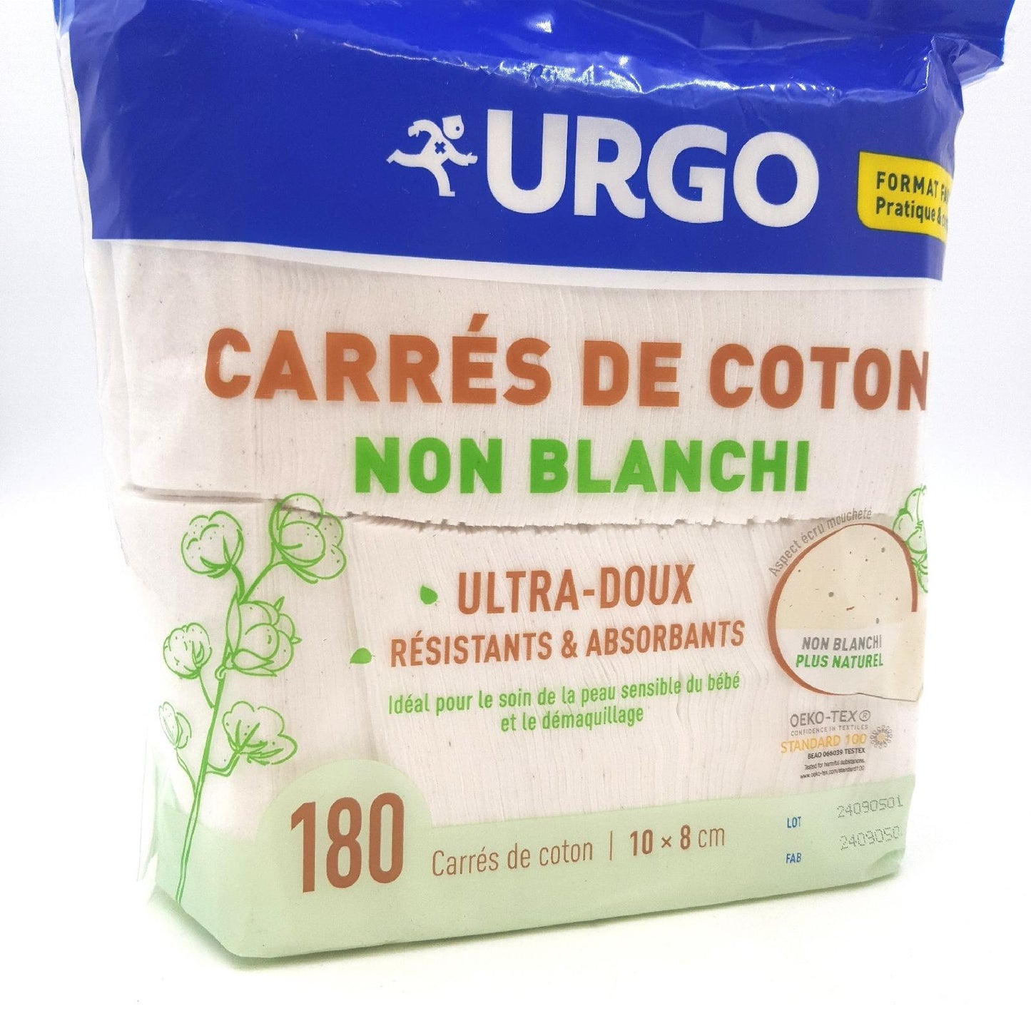 Urgo Wattepads Kosmetik Baumwolle Ultraweiche Absorbierend OEKO TEX Qualität weich
