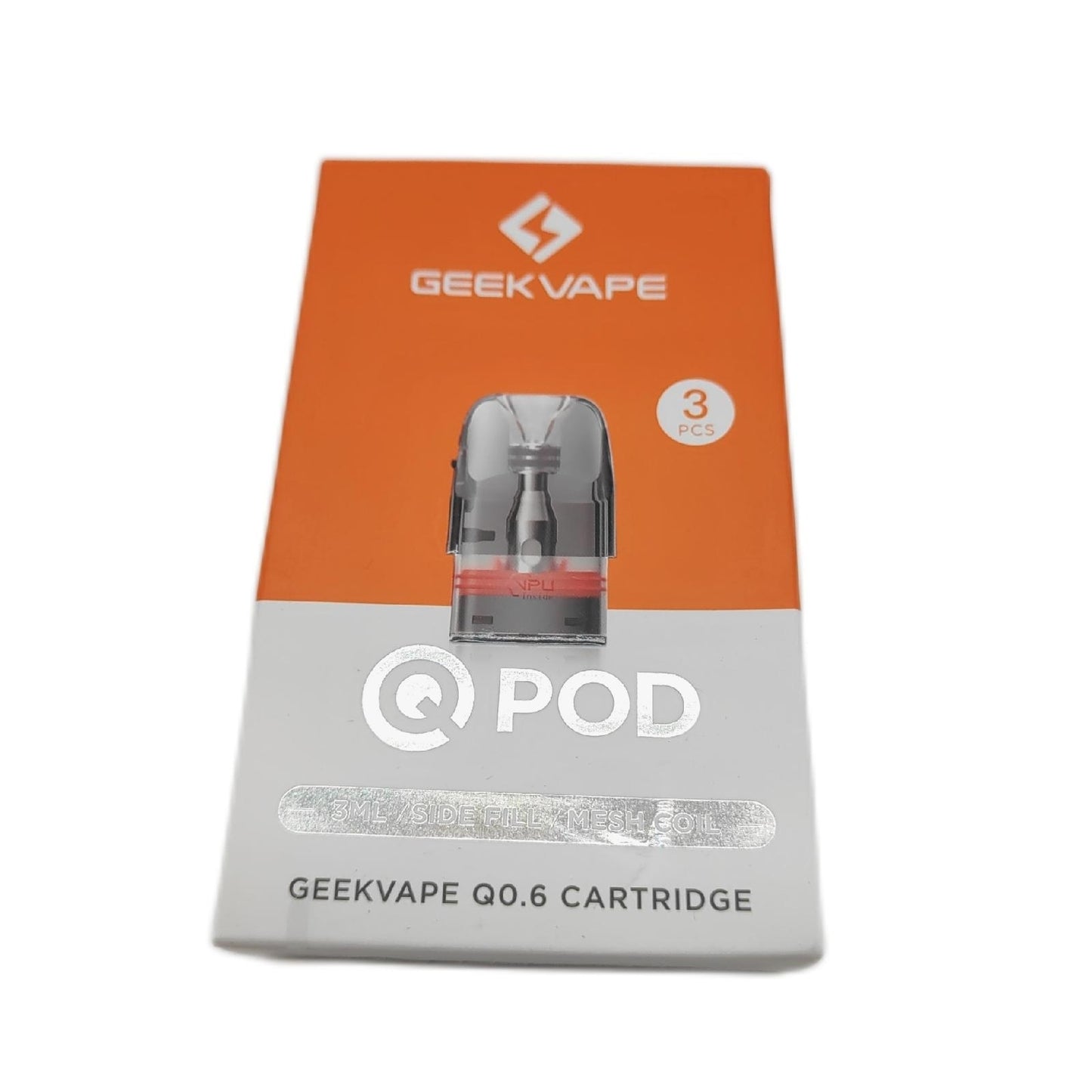 GeekVape Patrone Zubehör Vaping Q Sidefill 3 ml 06 Ohm Pack von 3 kompatibel Tank
