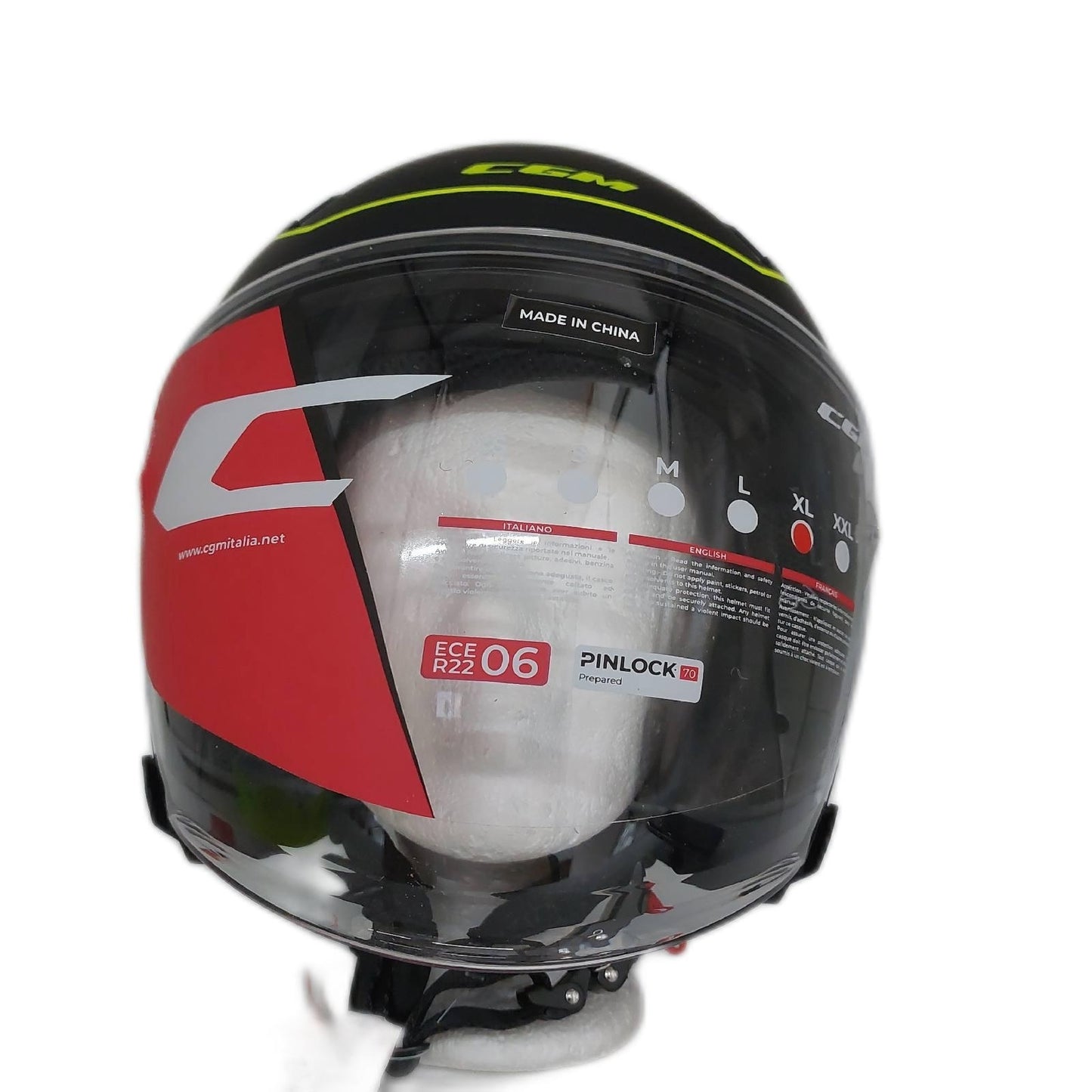 CGM Motorradhelm Jethelm Deep Race Grau XL Größe American Stil Sicherheitsschutz