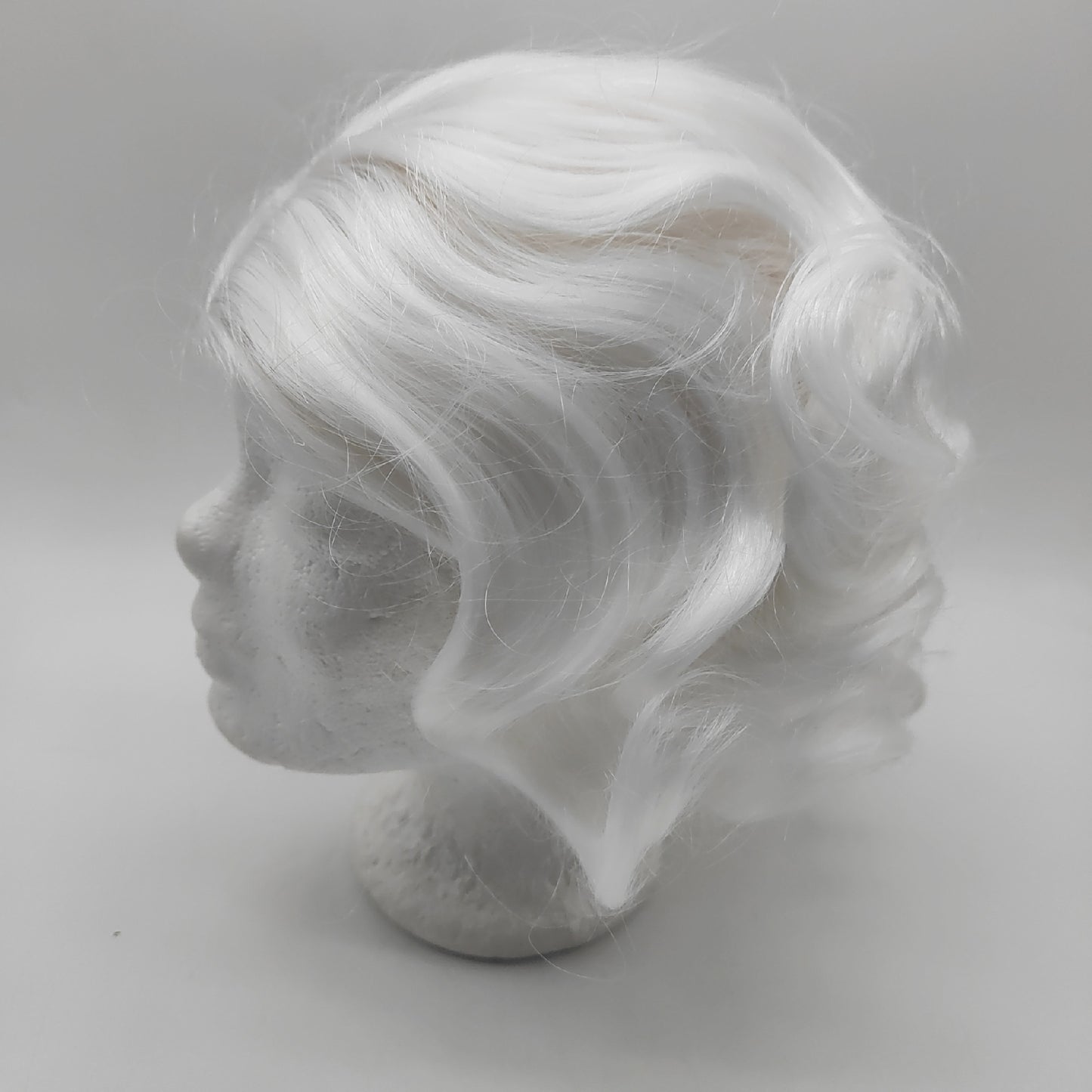 Siudus Perücke Damen Haare Vintage Stil 1920er Jahre Kurz Lockige Wellen Frisur