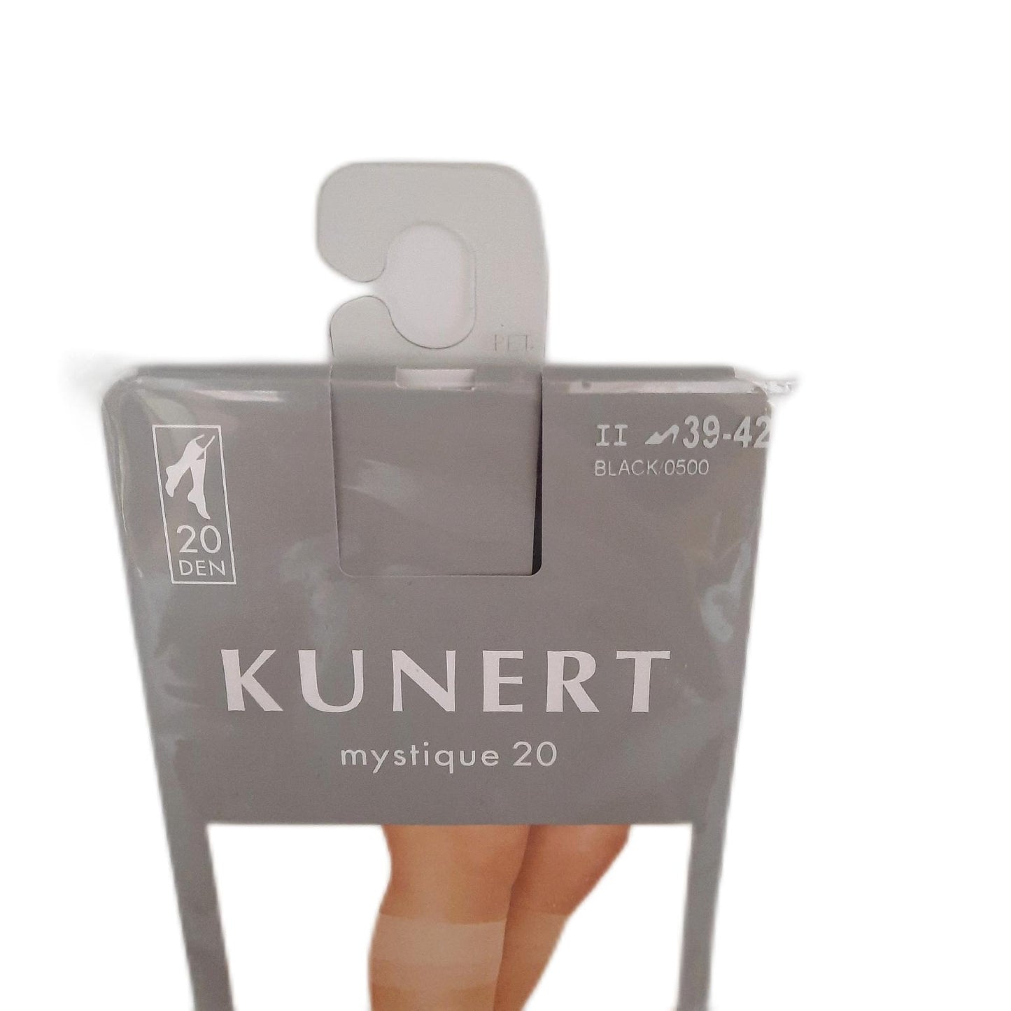 Kunert Damen Kniestrümpfe Strumpfwaren Mystique 20 transparent elegante Optik Black Premium
