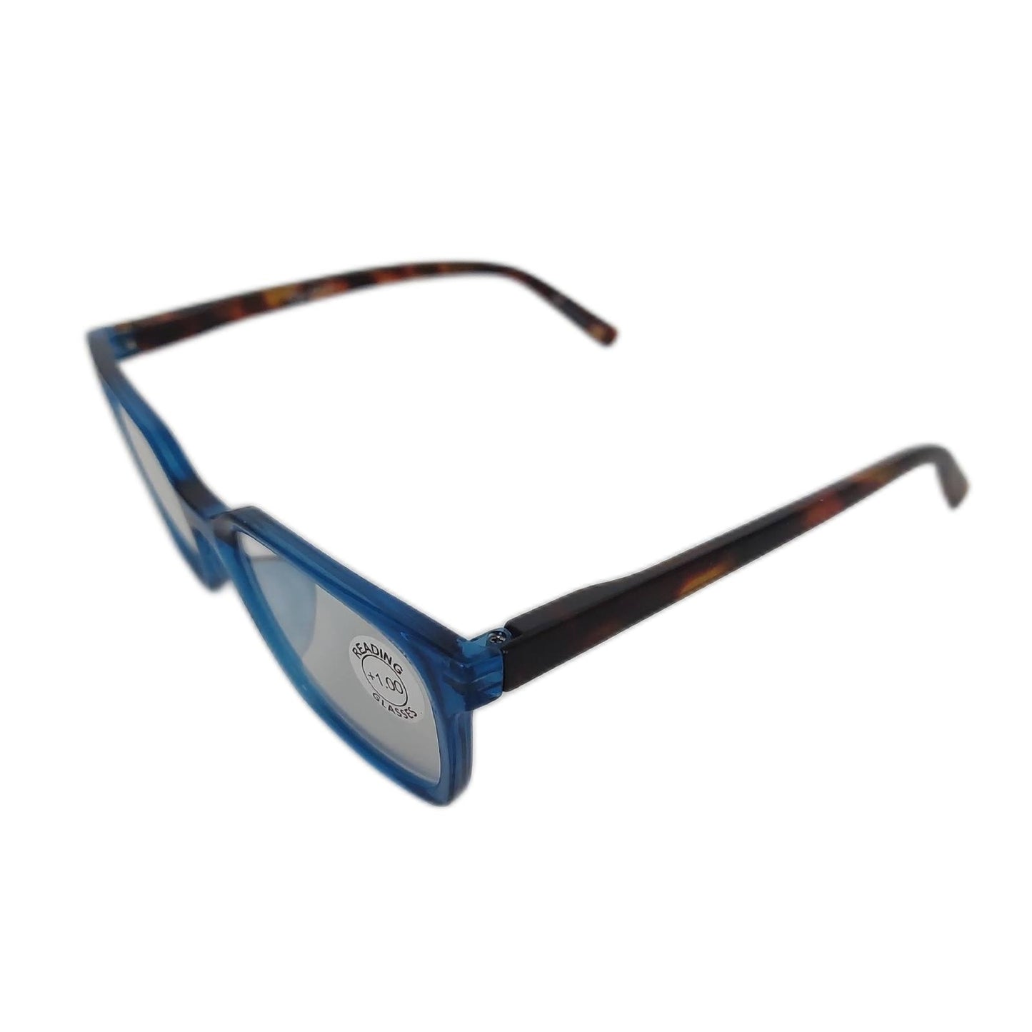 Opulize Lesebrille Brillenfassung Koi Große Rechteckige Schwarz Blau Komfort Stil Set 2er Pack