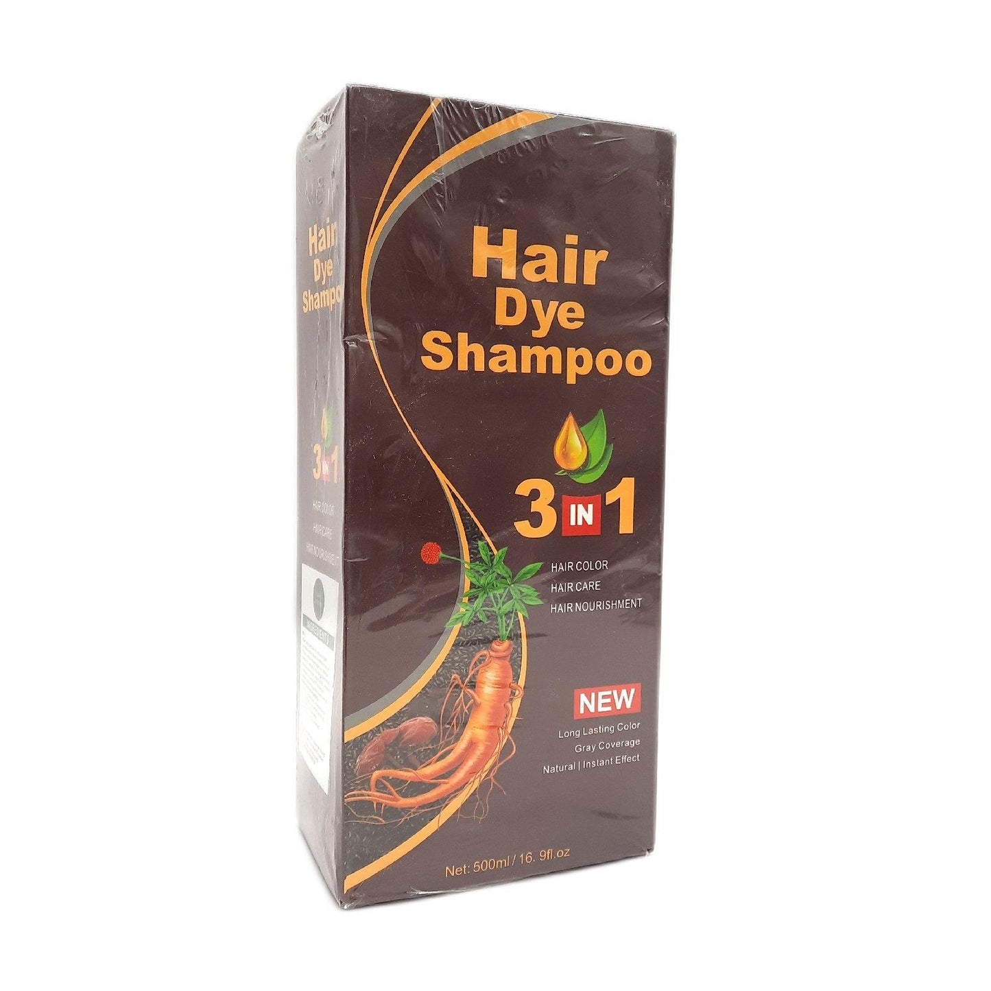 Shampoo Haarfärbeshampoo Haarpflege für schwarzes Haar Farbverstärkung Glanzpflege intensive Pflege