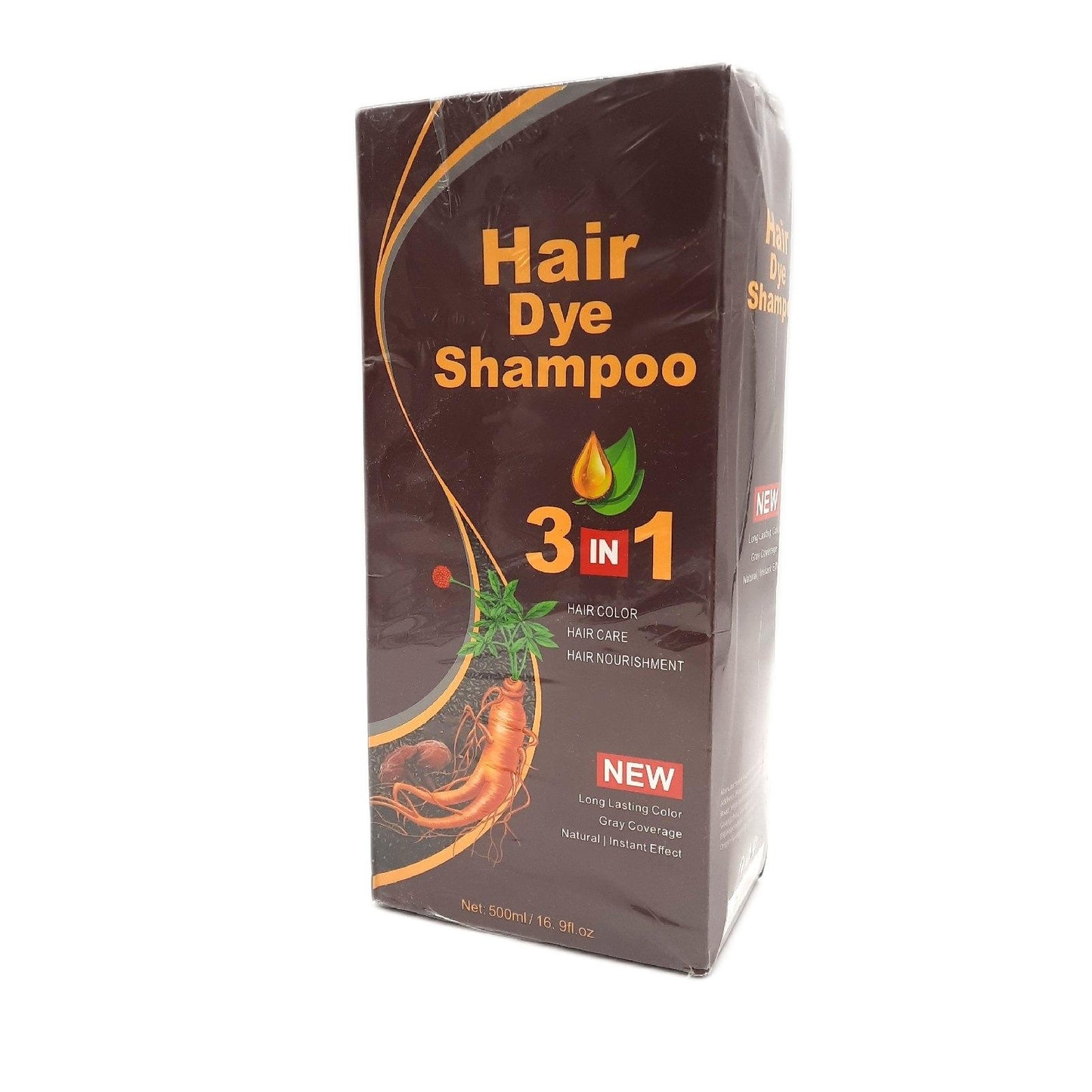 Shampoo Haarfärbeshampoo Haarpflege für schwarzes Haar Farbverstärkung Glanzpflege intensive Pflege
