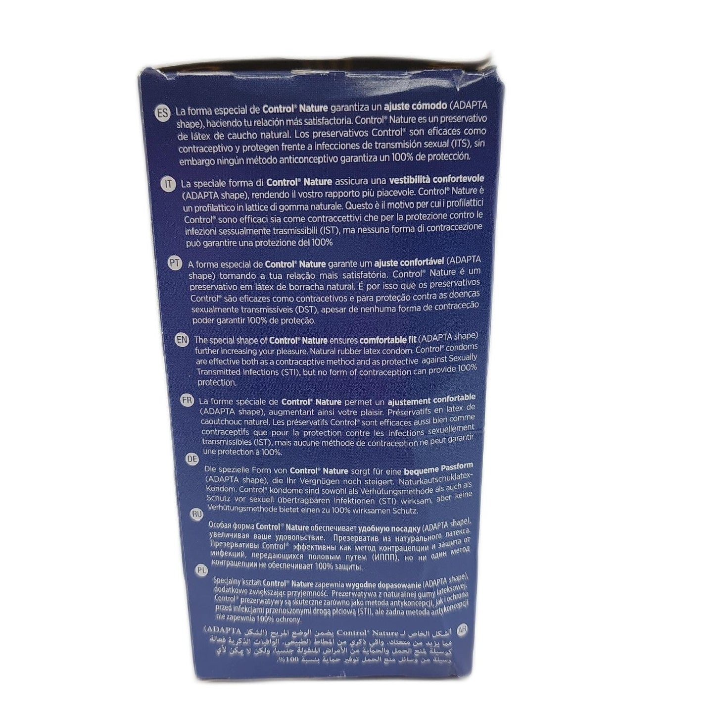 Control Nature Kondome Verhütung Elastische Naturlatex Kondome 24 Stück Sicher und Komfort